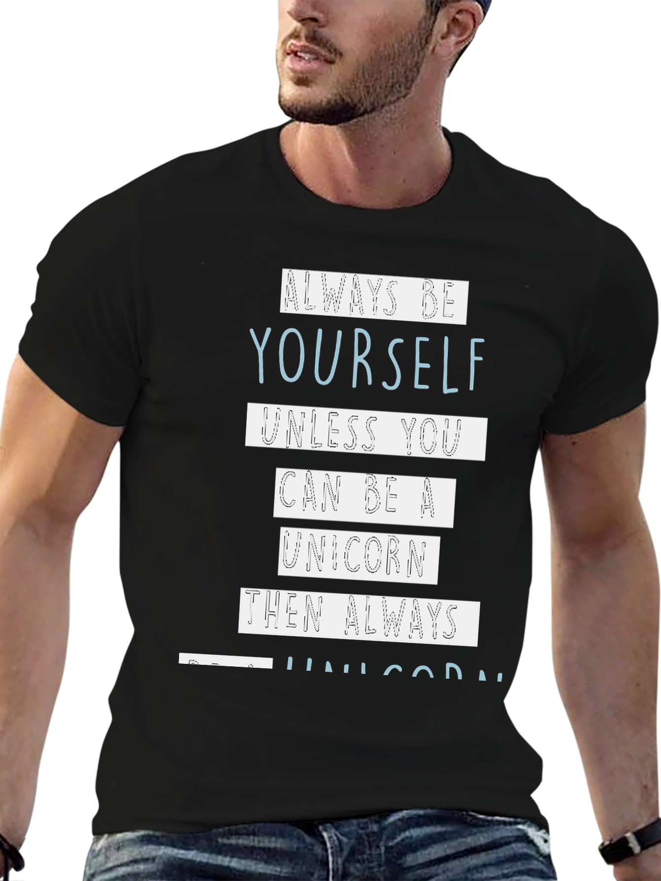 Always Be Yourself Unicorn Graphic Tee