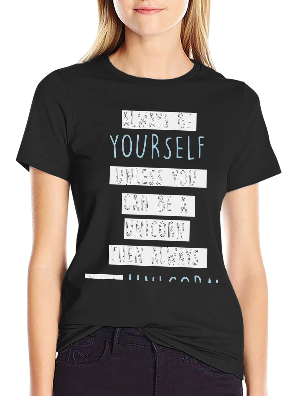Always Be Yourself Unicorn Graphic Tee
