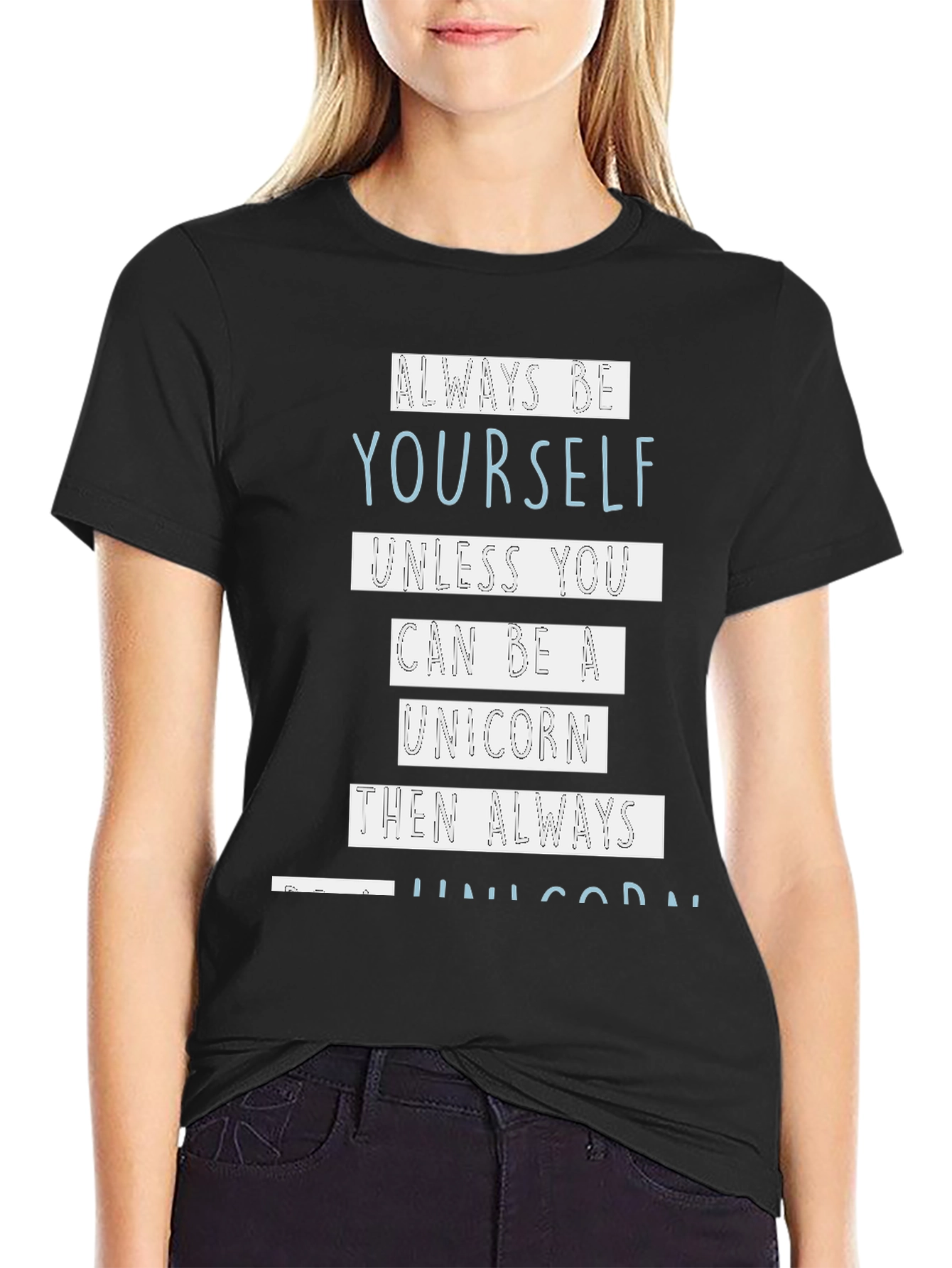 Always Be Yourself Unicorn Graphic Tee