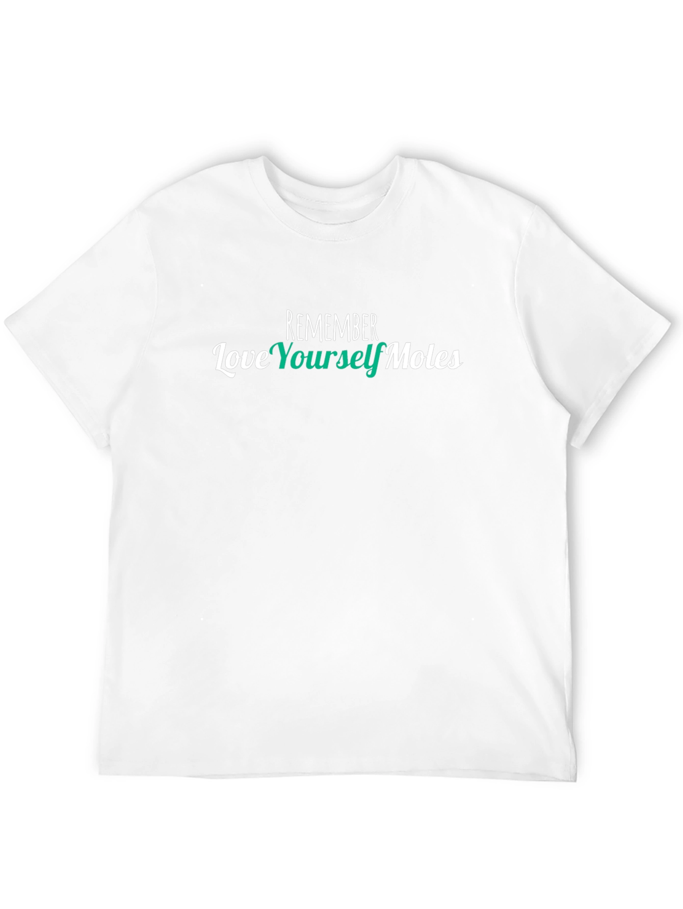Remember Love Yourself Moles T-Shirt - Black