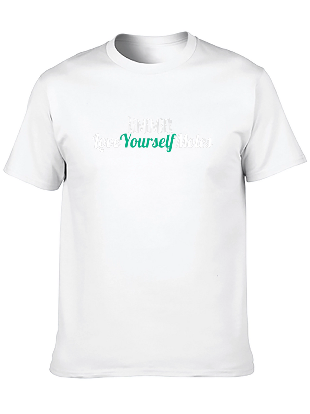 Remember Love Yourself Moles T-Shirt - Black