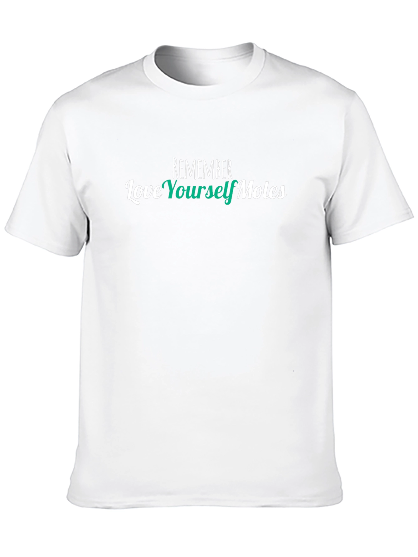 Remember Love Yourself Moles T-Shirt - Black