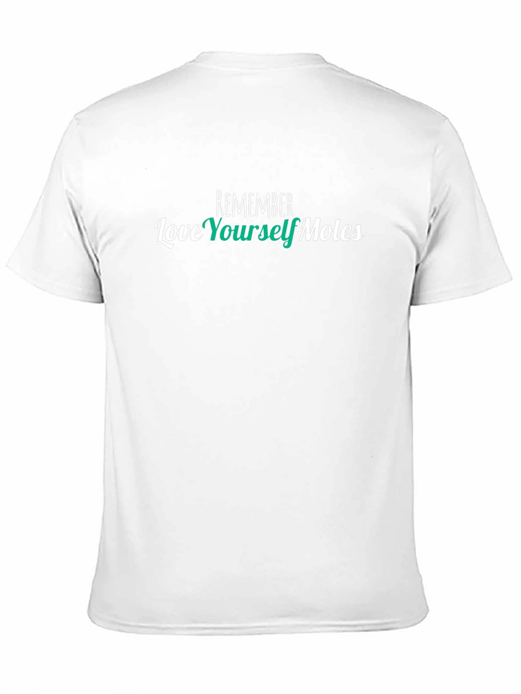 Remember Love Yourself Moles T-Shirt - Black
