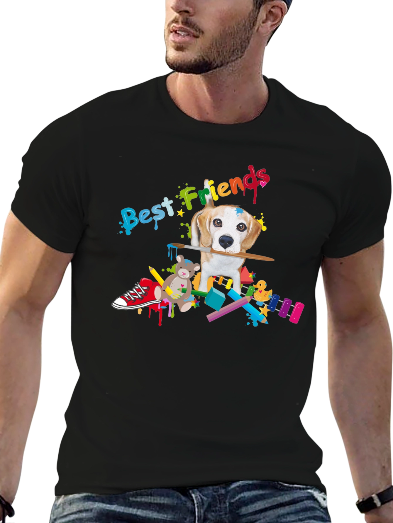 Dog Best Friends Graphic Tee