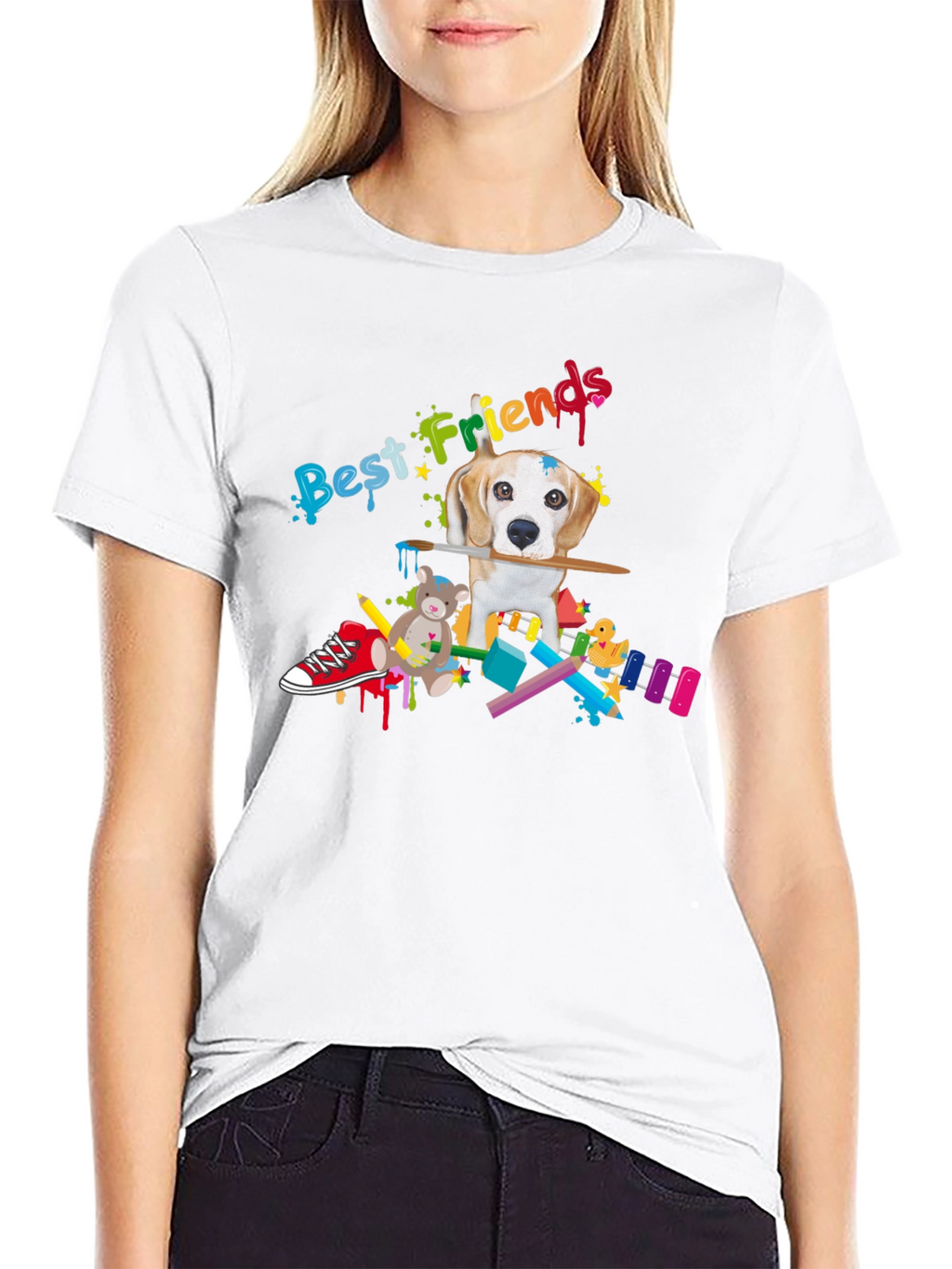 Dog Best Friends Graphic Tee