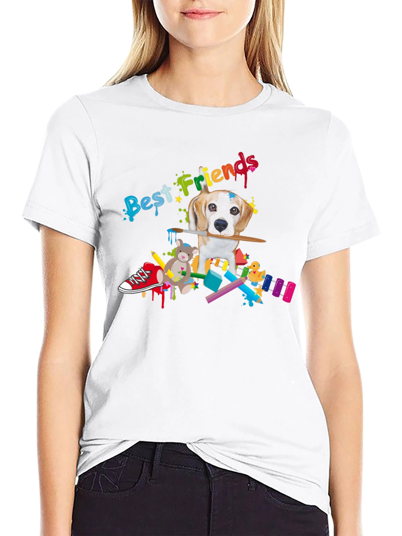 Dog Best Friends Graphic Tee