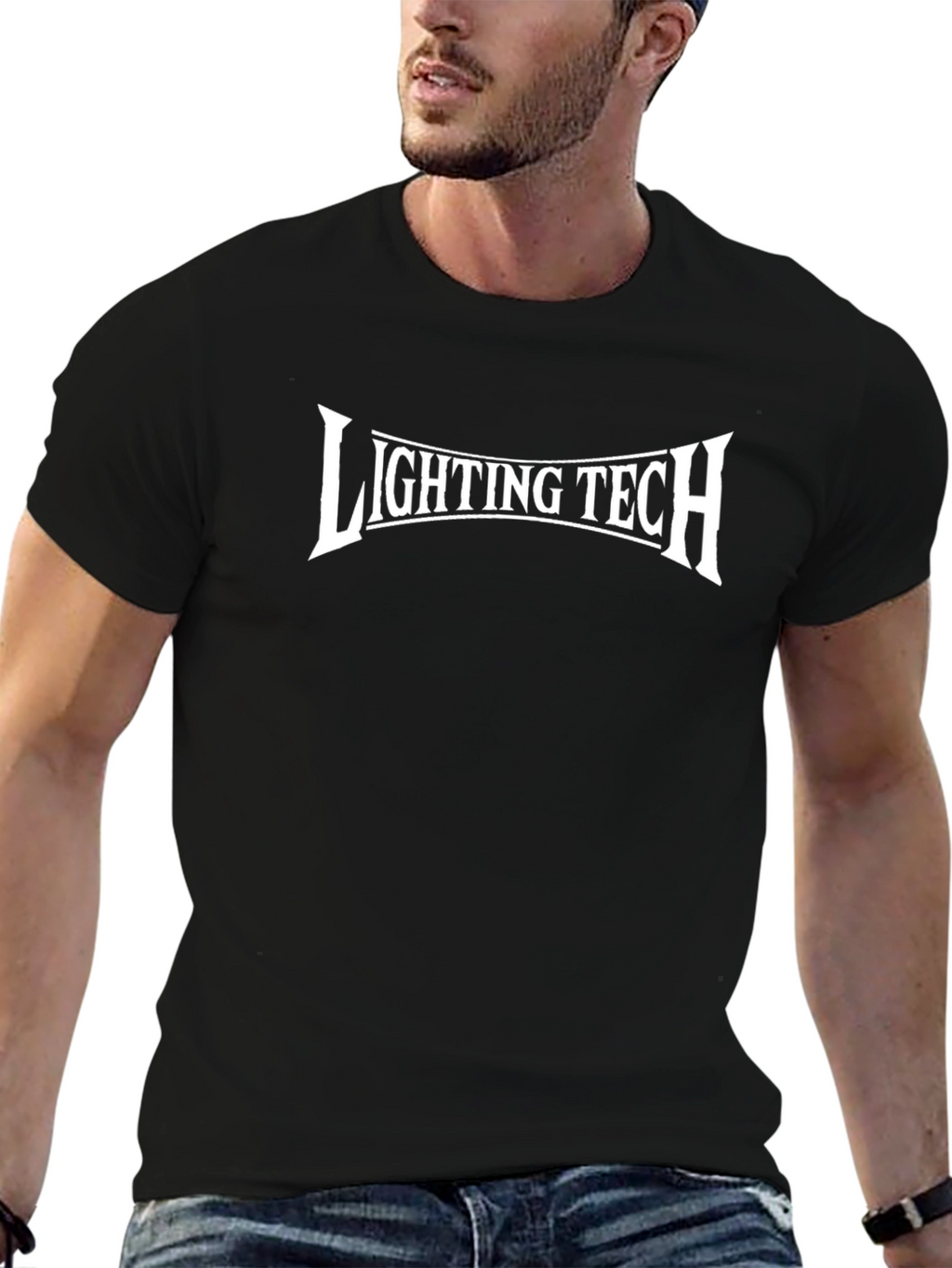 Lighting Tech Black T-Shirt