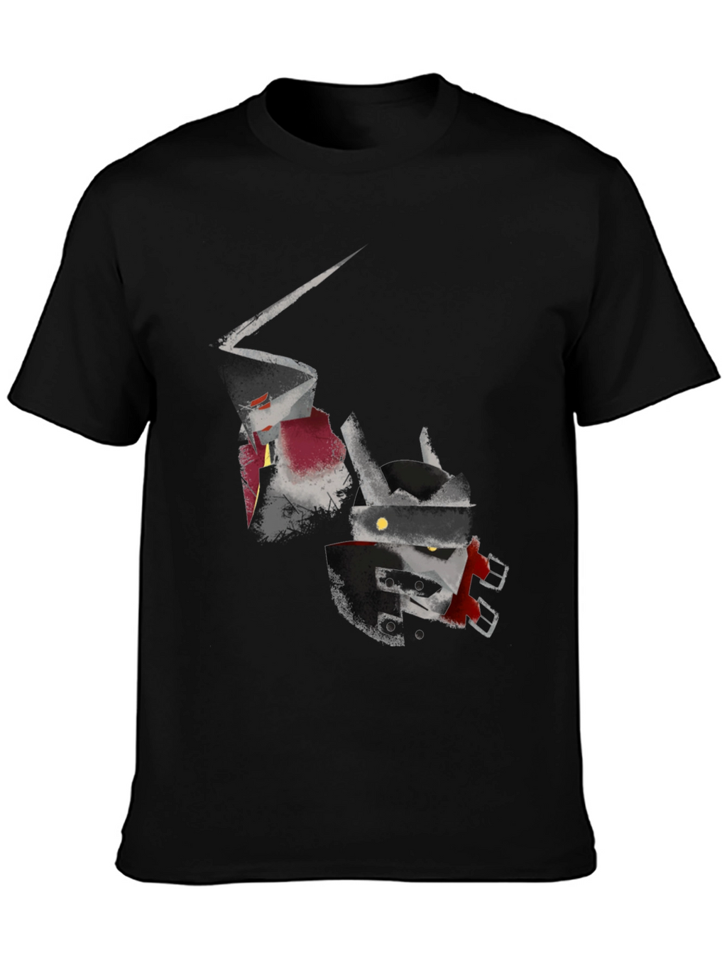 Abstract Robot Graphic T-Shirt