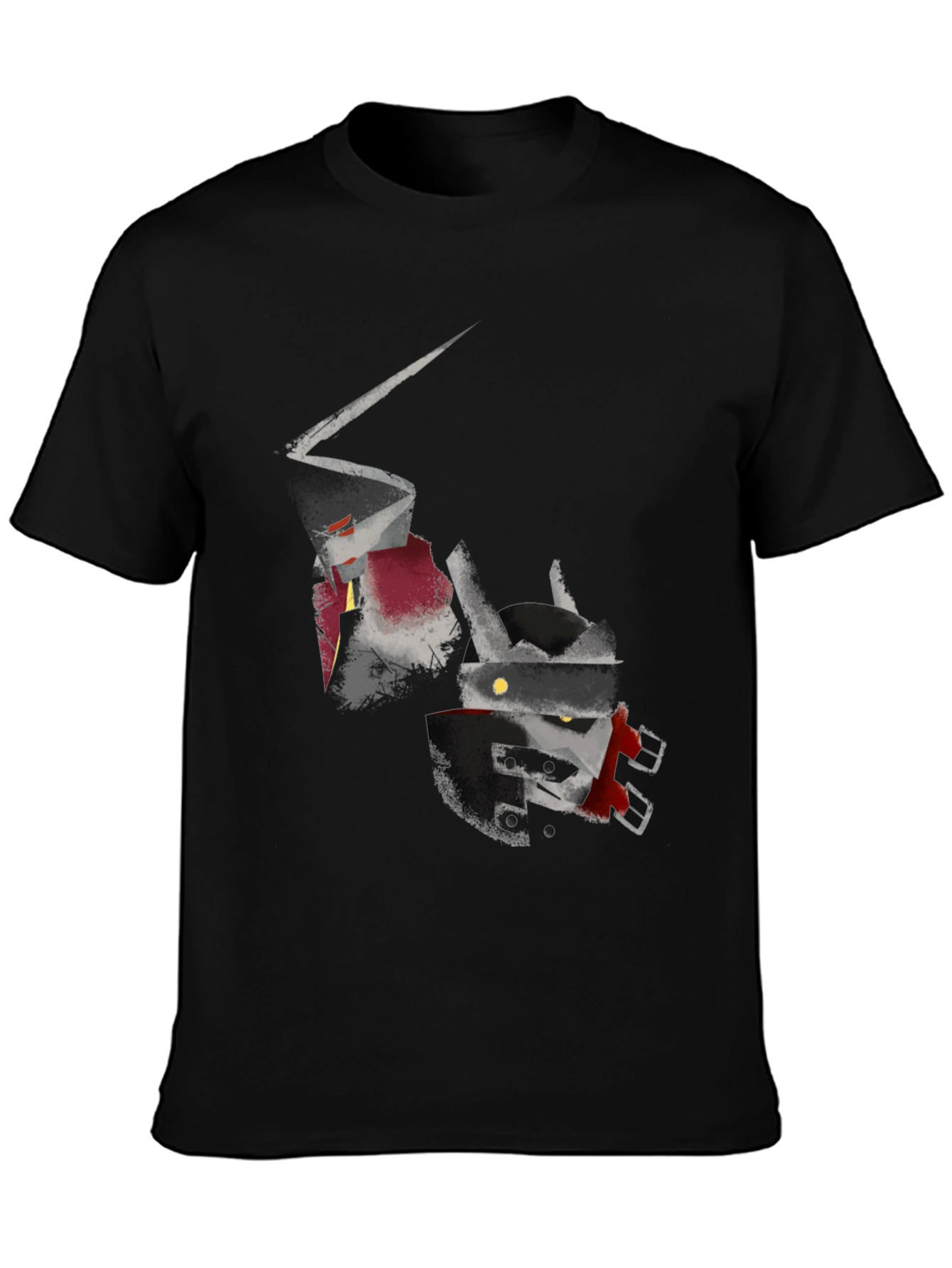 Abstract Robot Graphic T-Shirt