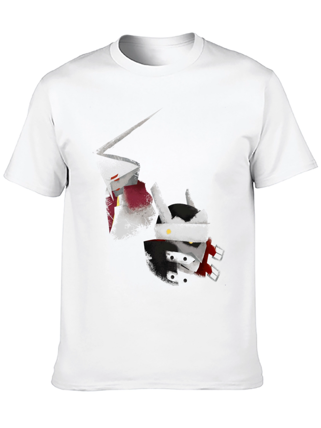 Abstract Robot Graphic T-Shirt