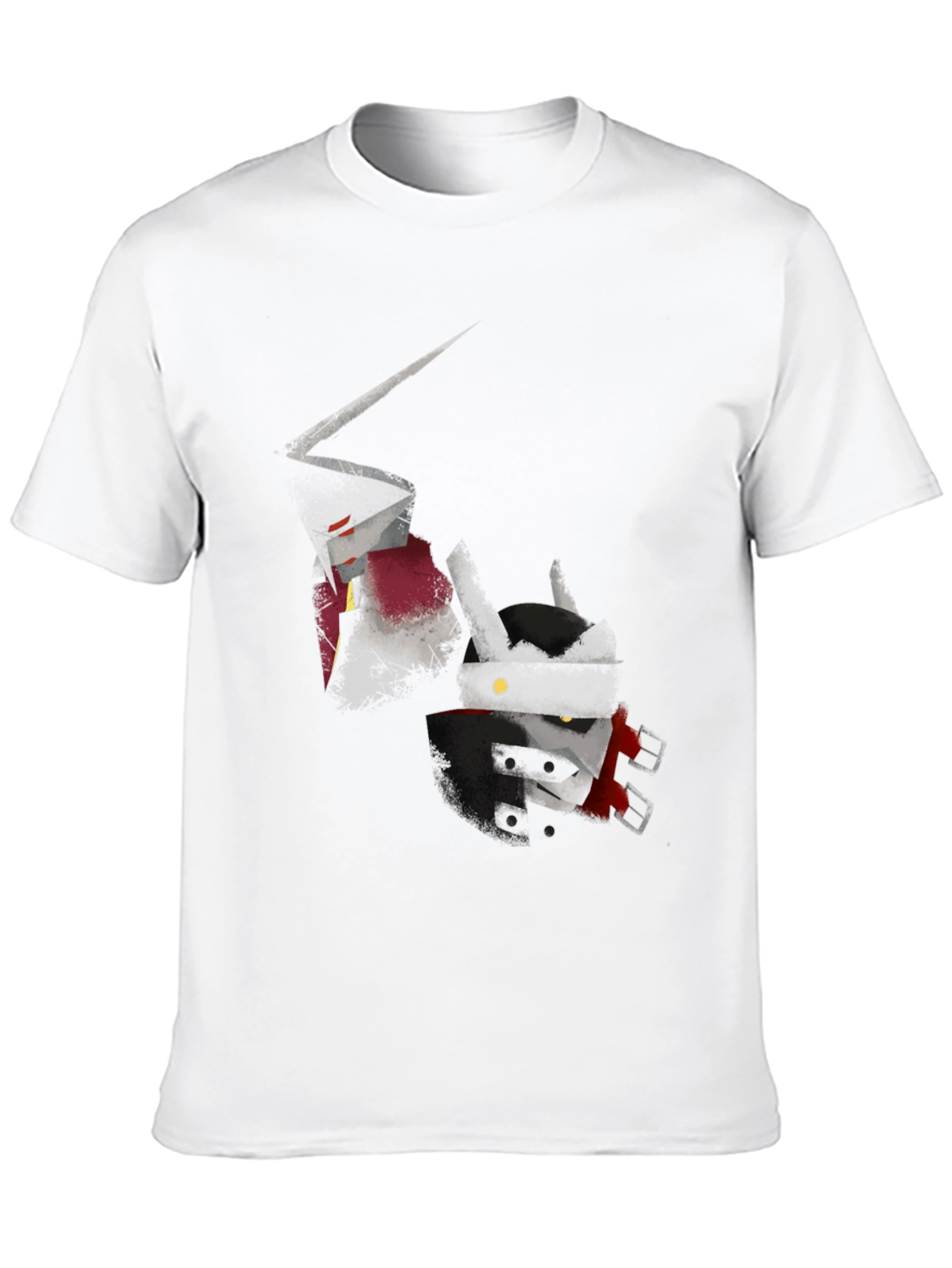 Abstract Robot Graphic T-Shirt