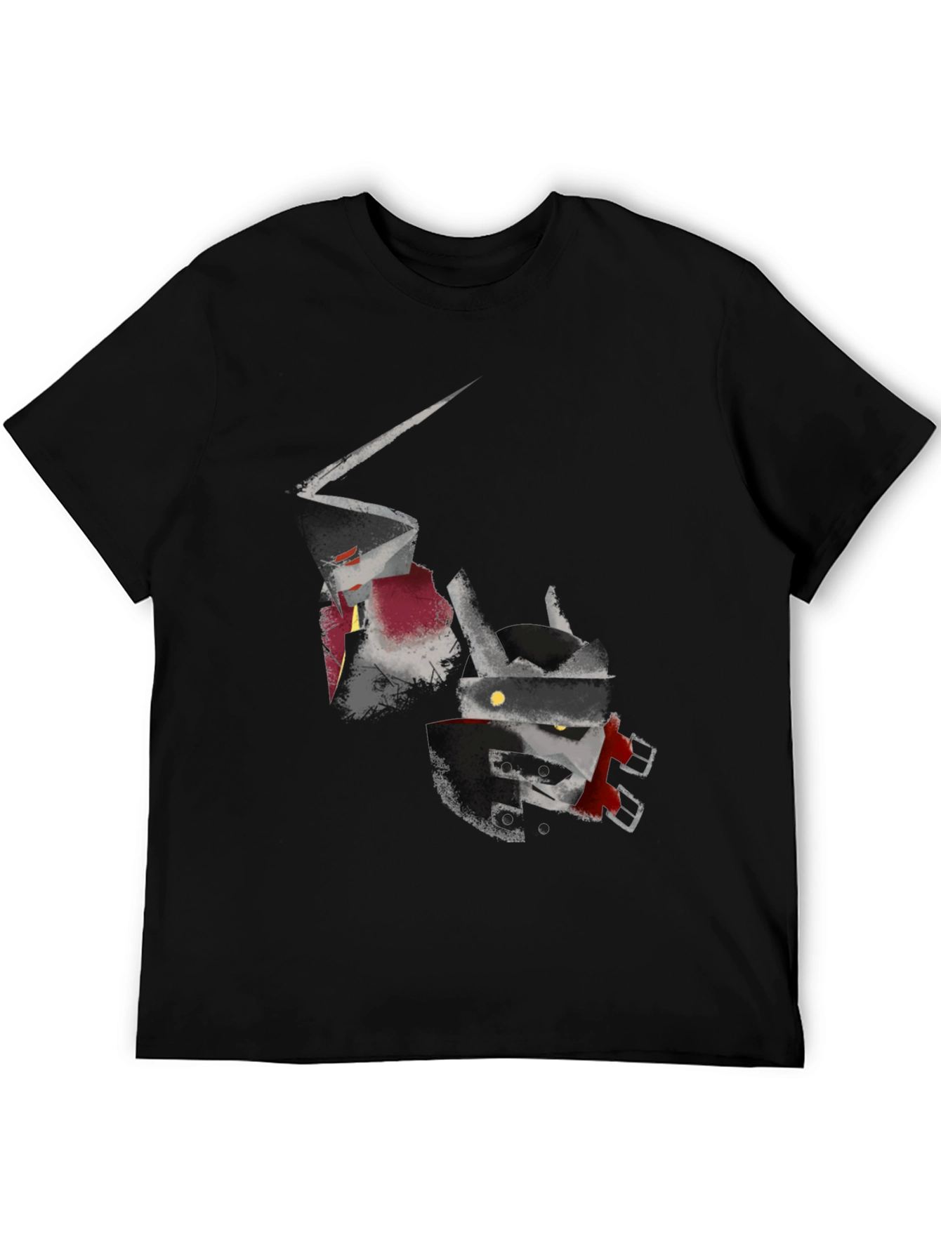 Abstract Robot Graphic T-Shirt