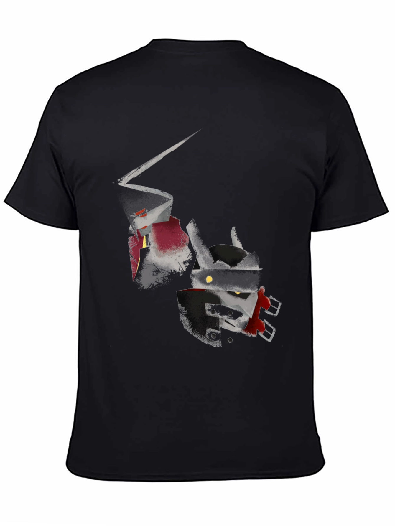 Abstract Robot Graphic T-Shirt