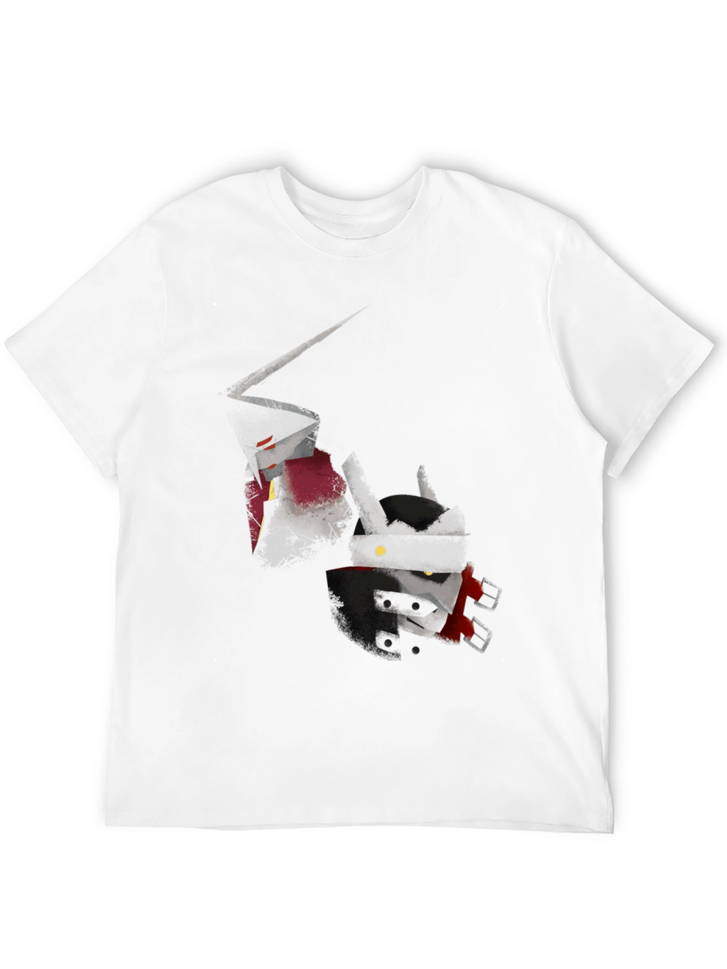 Abstract Robot Graphic T-Shirt