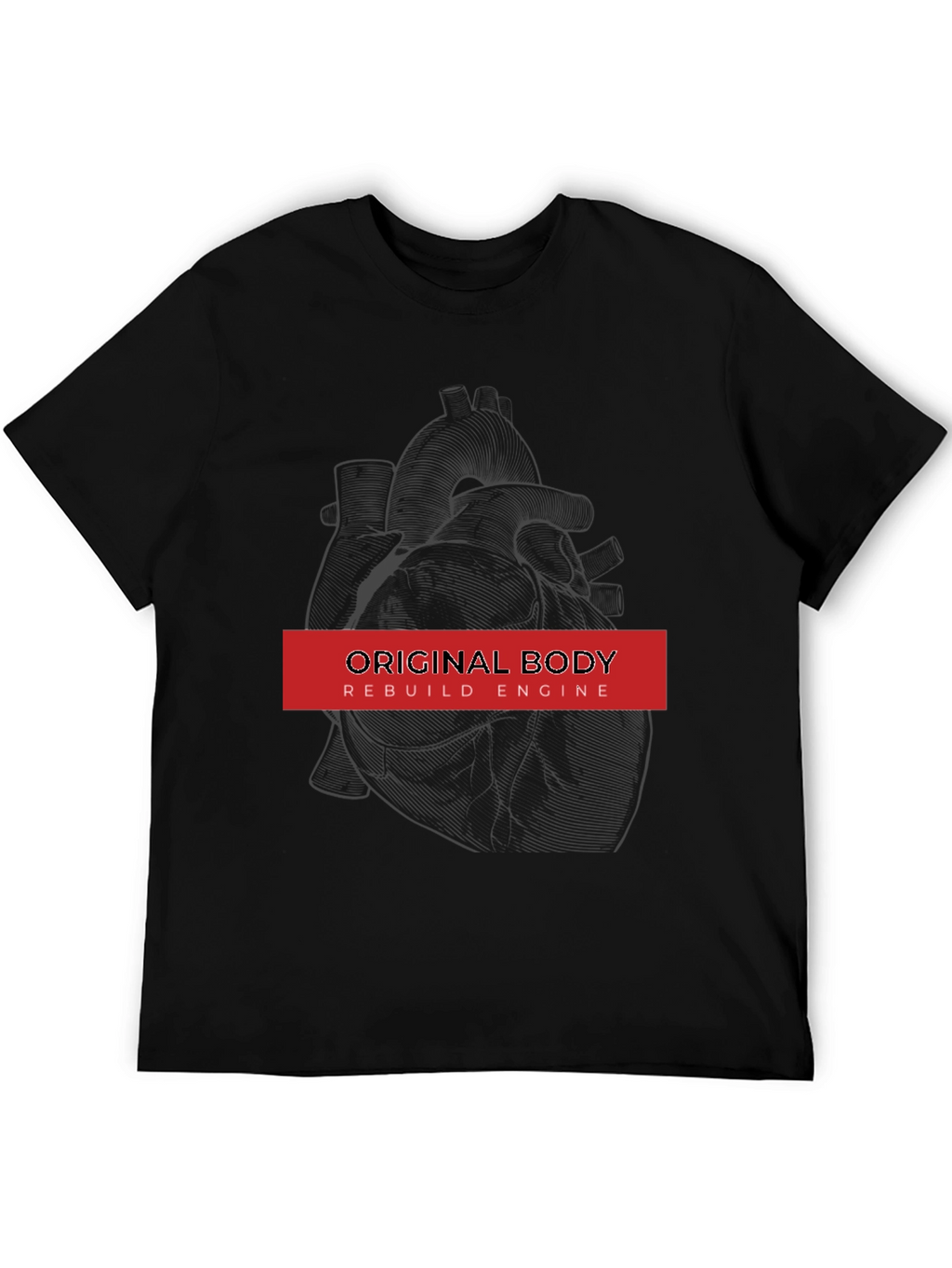 Original Body Rebuild Engine Graphic Tee
