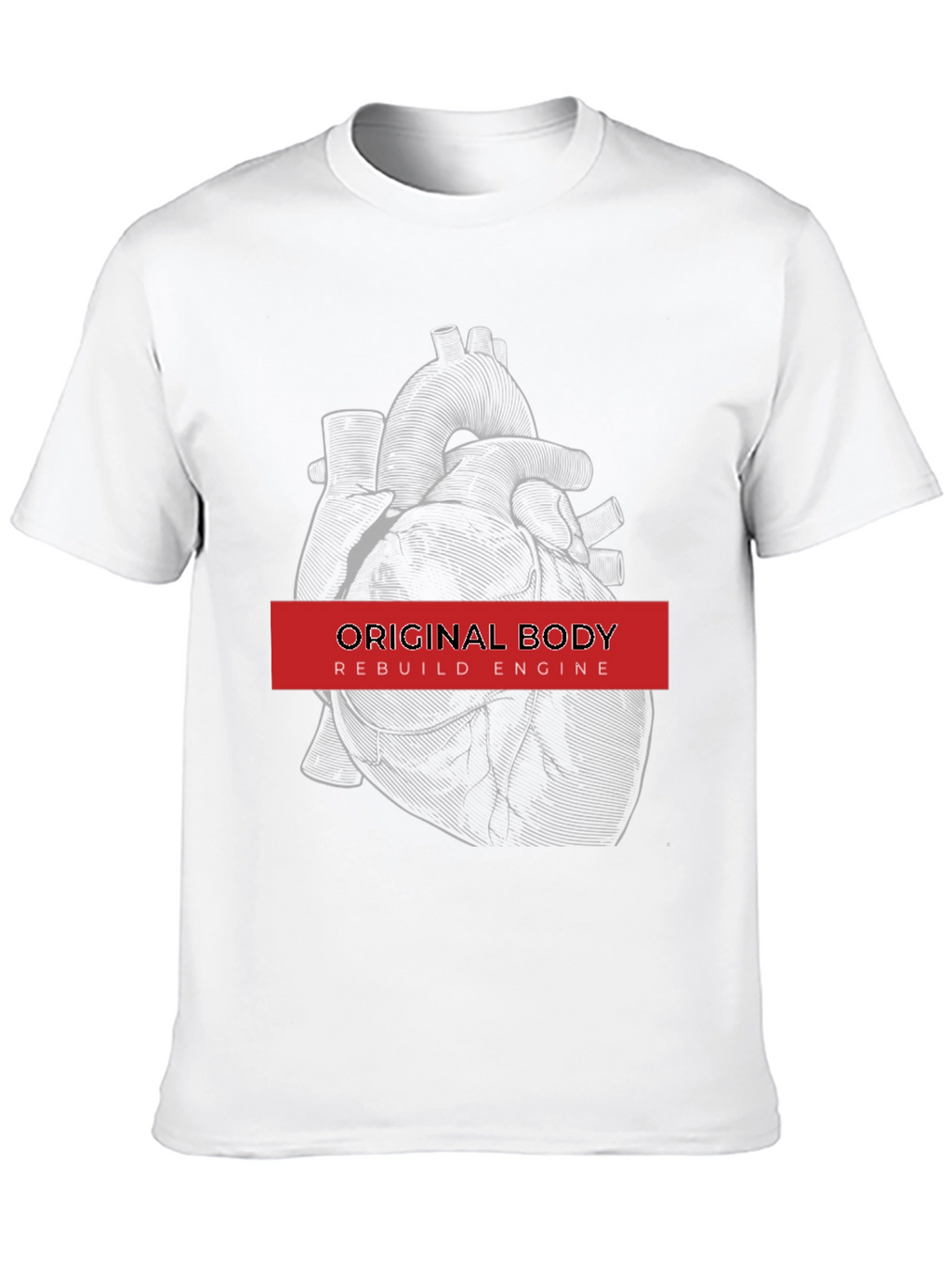 Original Body Rebuild Engine Graphic Tee