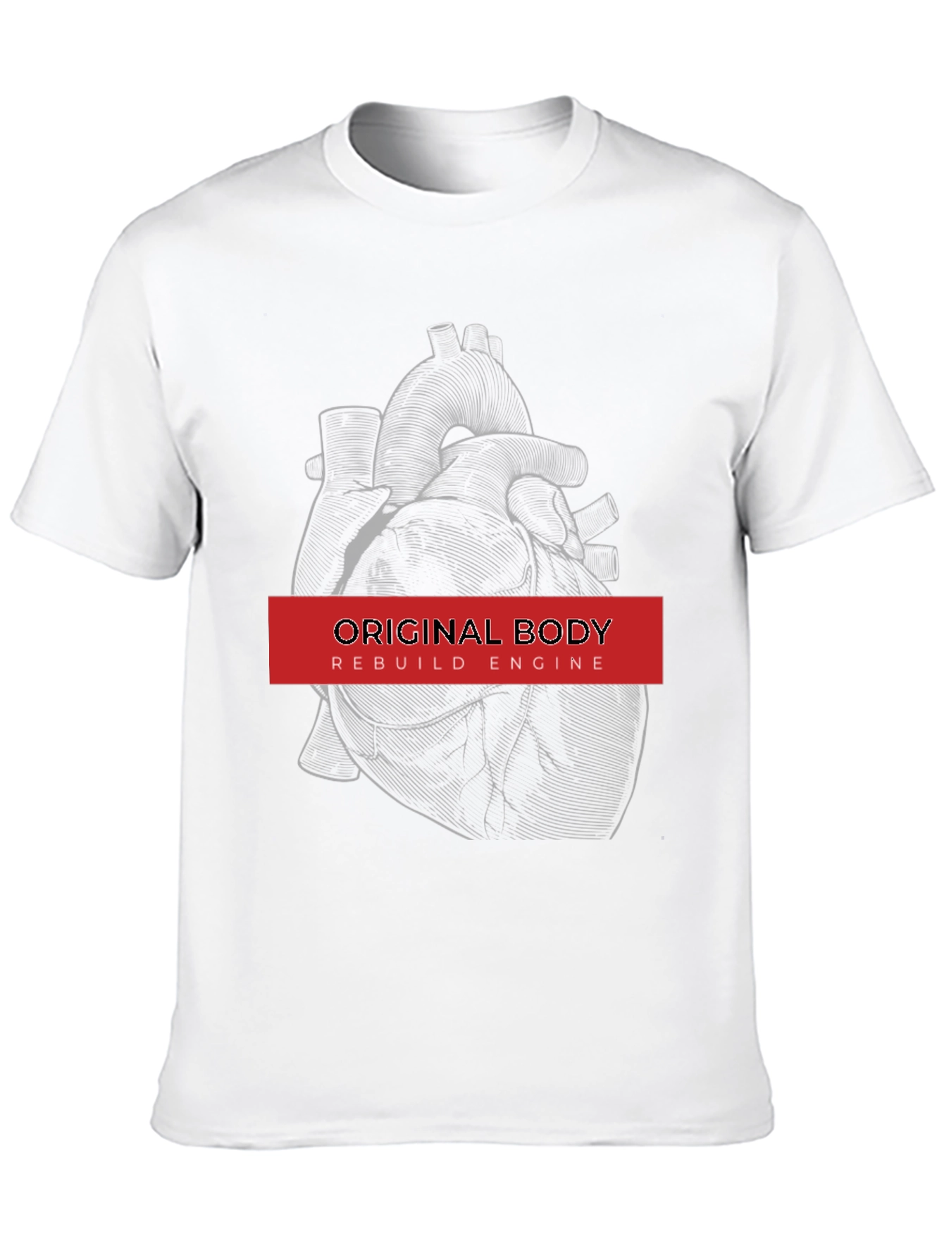 Original Body Rebuild Engine Graphic Tee