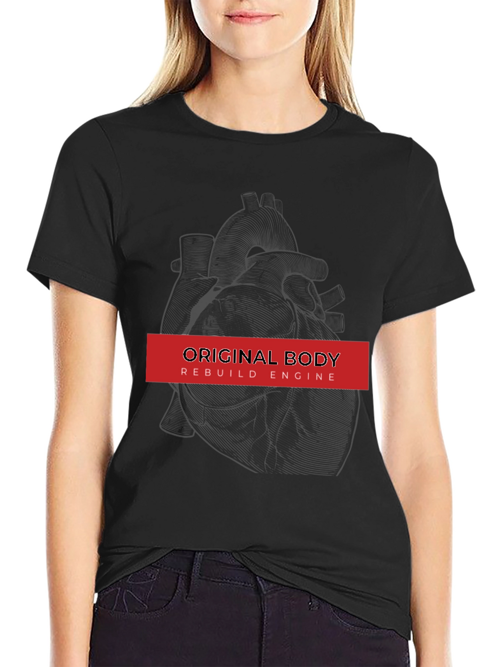Original Body Rebuild Engine Graphic Tee