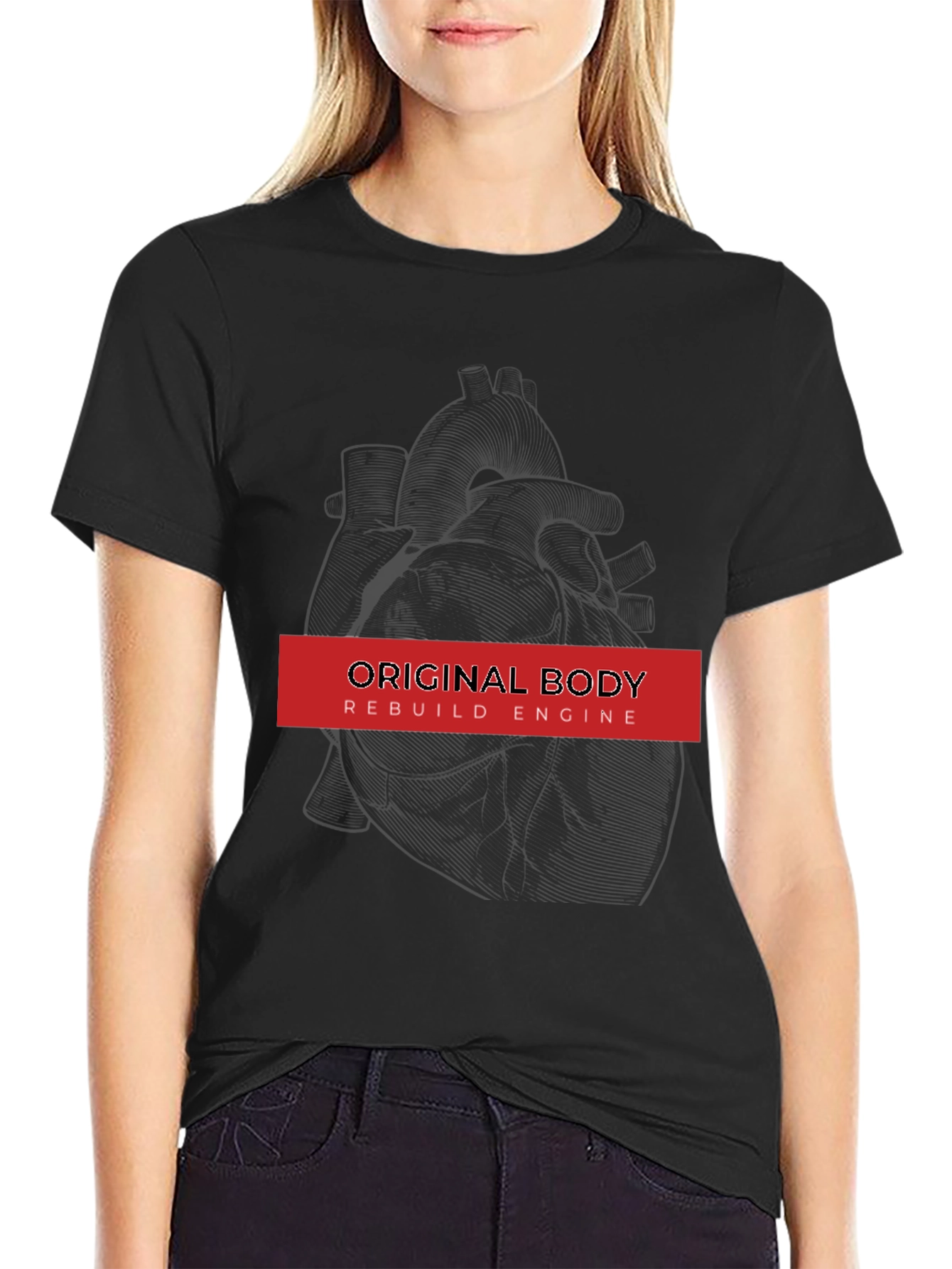 Original Body Rebuild Engine Graphic Tee