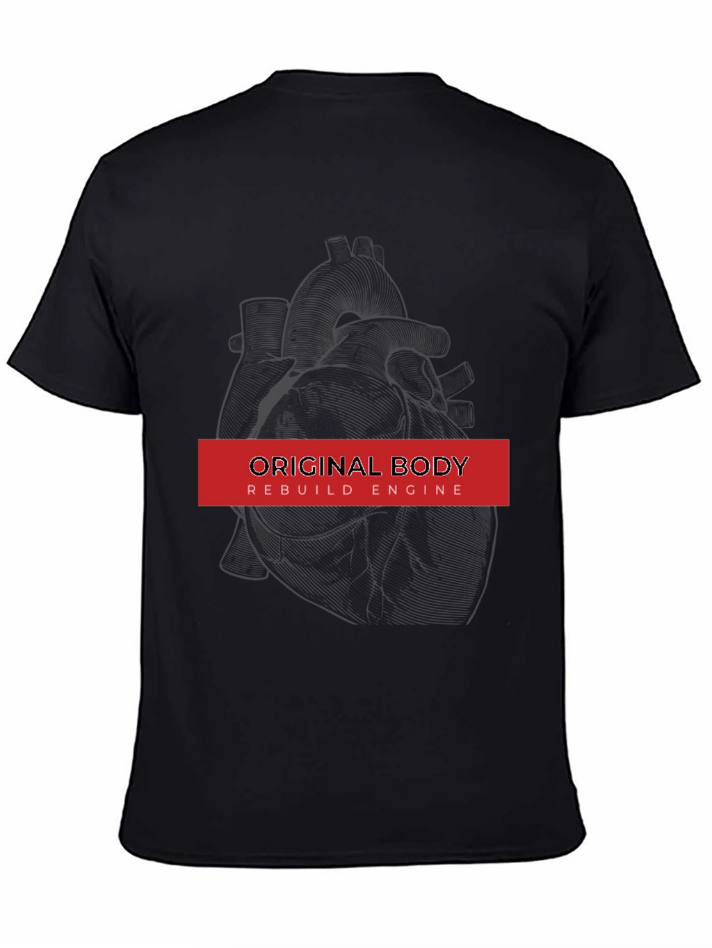 Original Body Rebuild Engine Graphic Tee