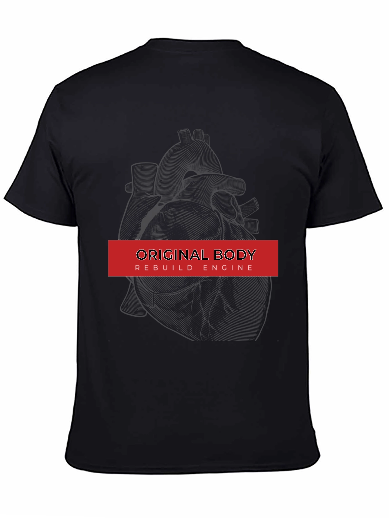 Original Body Rebuild Engine Graphic Tee
