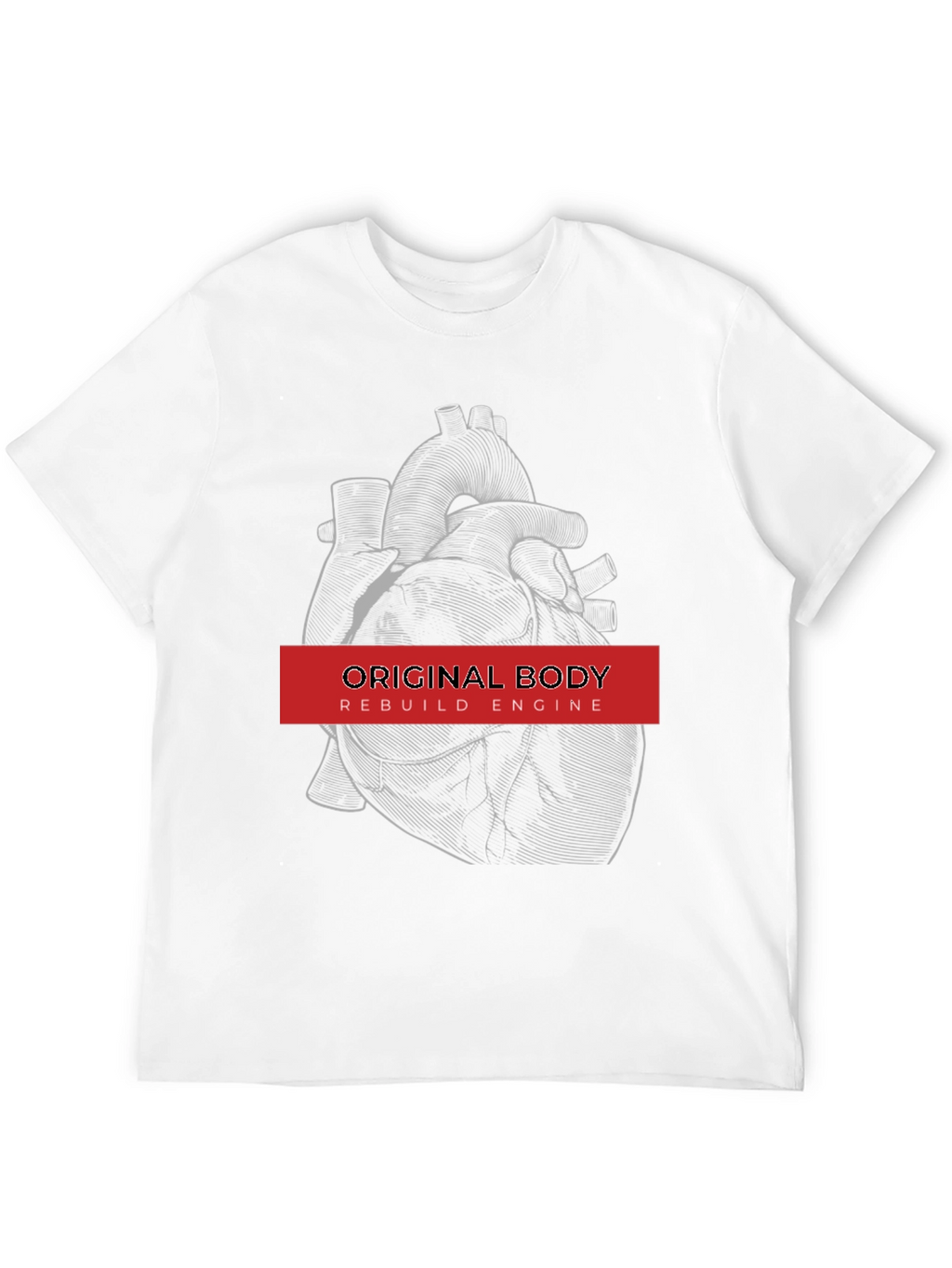 Original Body Rebuild Engine Graphic Tee