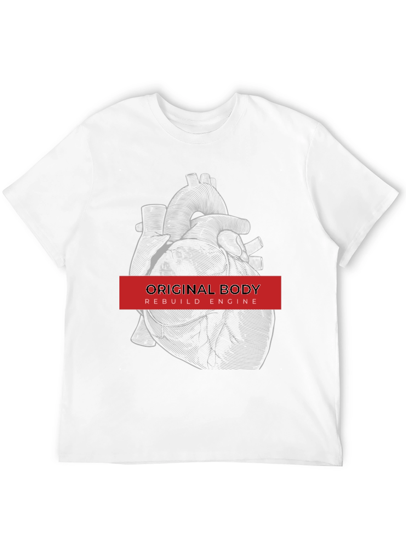 Original Body Rebuild Engine Graphic Tee