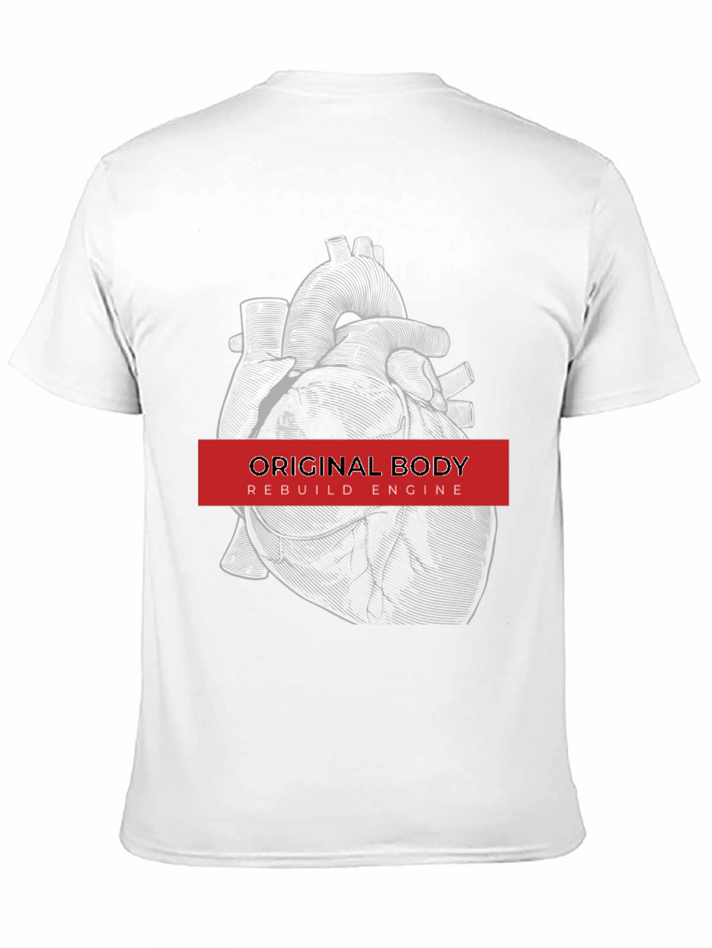 Original Body Rebuild Engine Graphic Tee