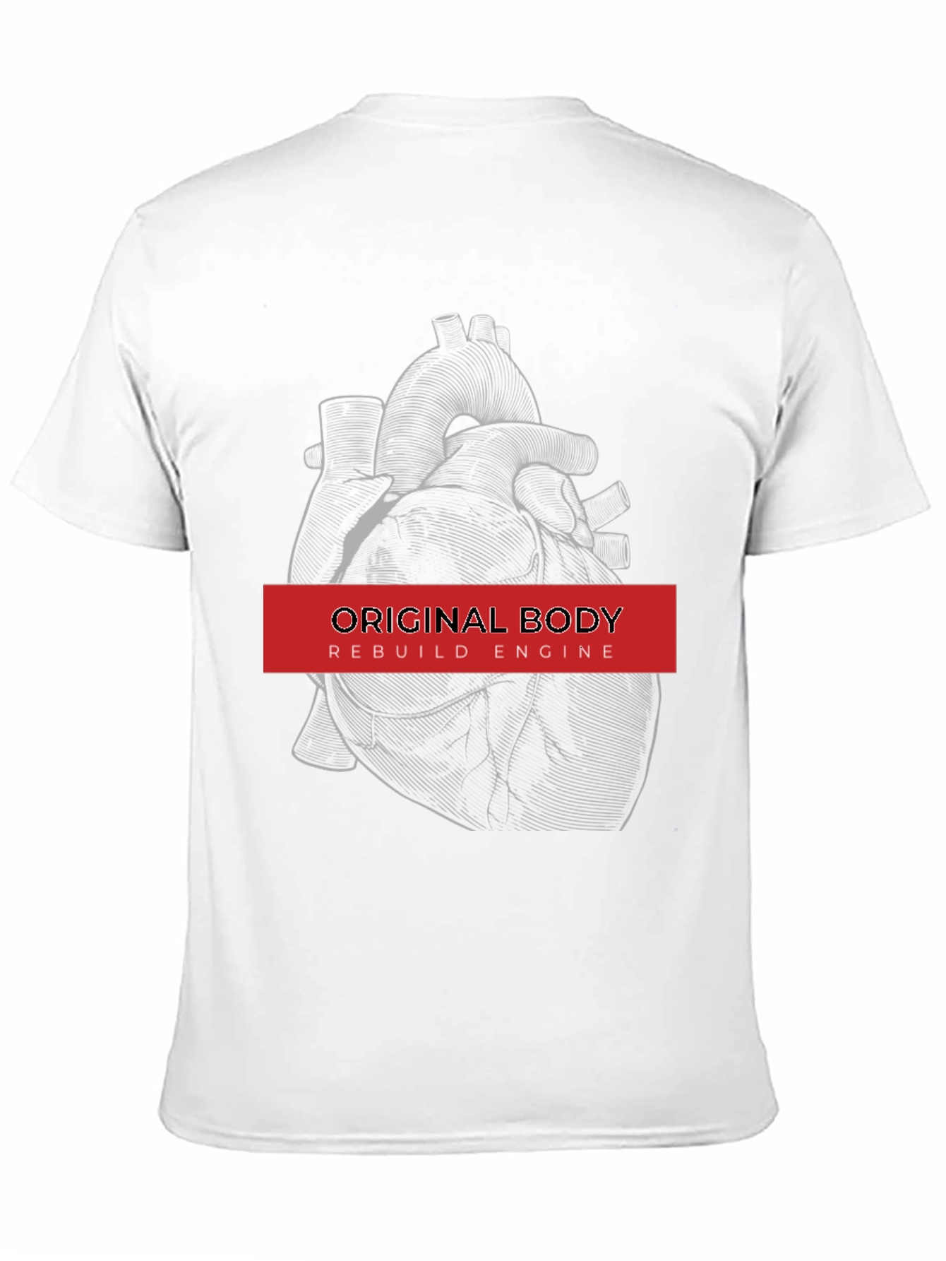 Original Body Rebuild Engine Graphic Tee