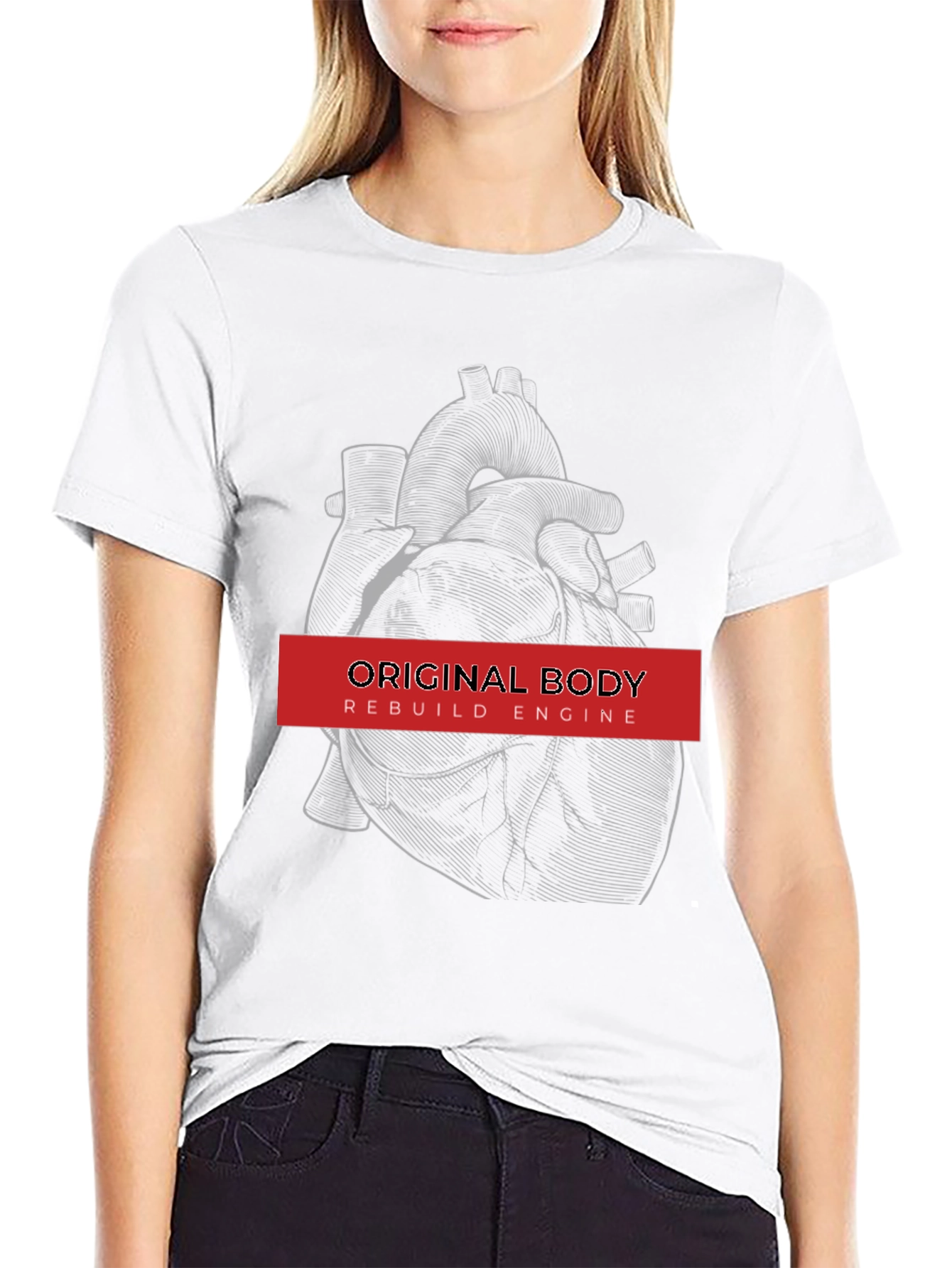 Original Body Rebuild Engine Graphic Tee