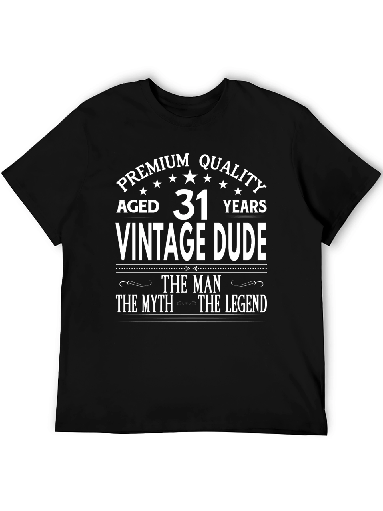 Vintage Dude 31st Birthday Premium Quality T-Shirt