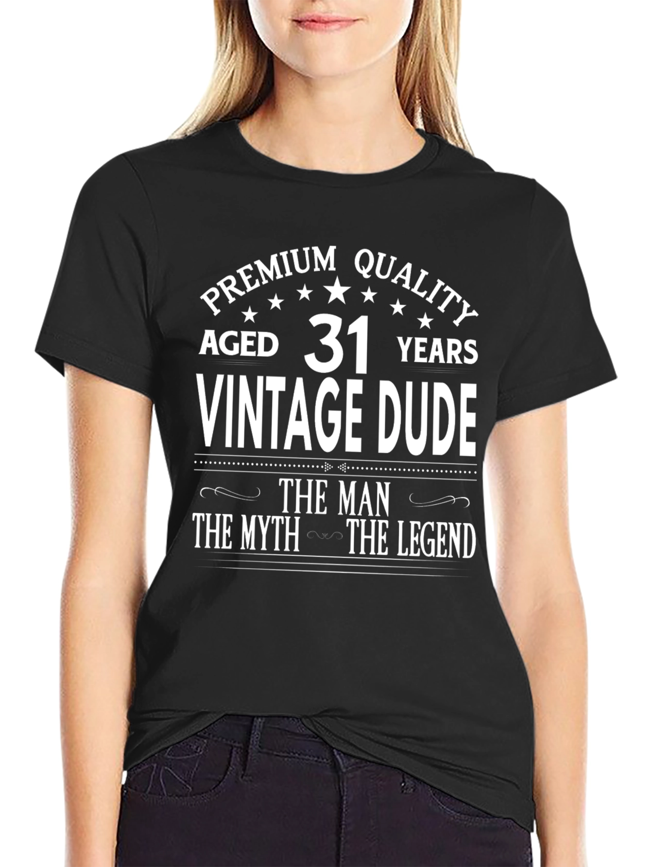 Vintage Dude 31st Birthday Premium Quality T-Shirt