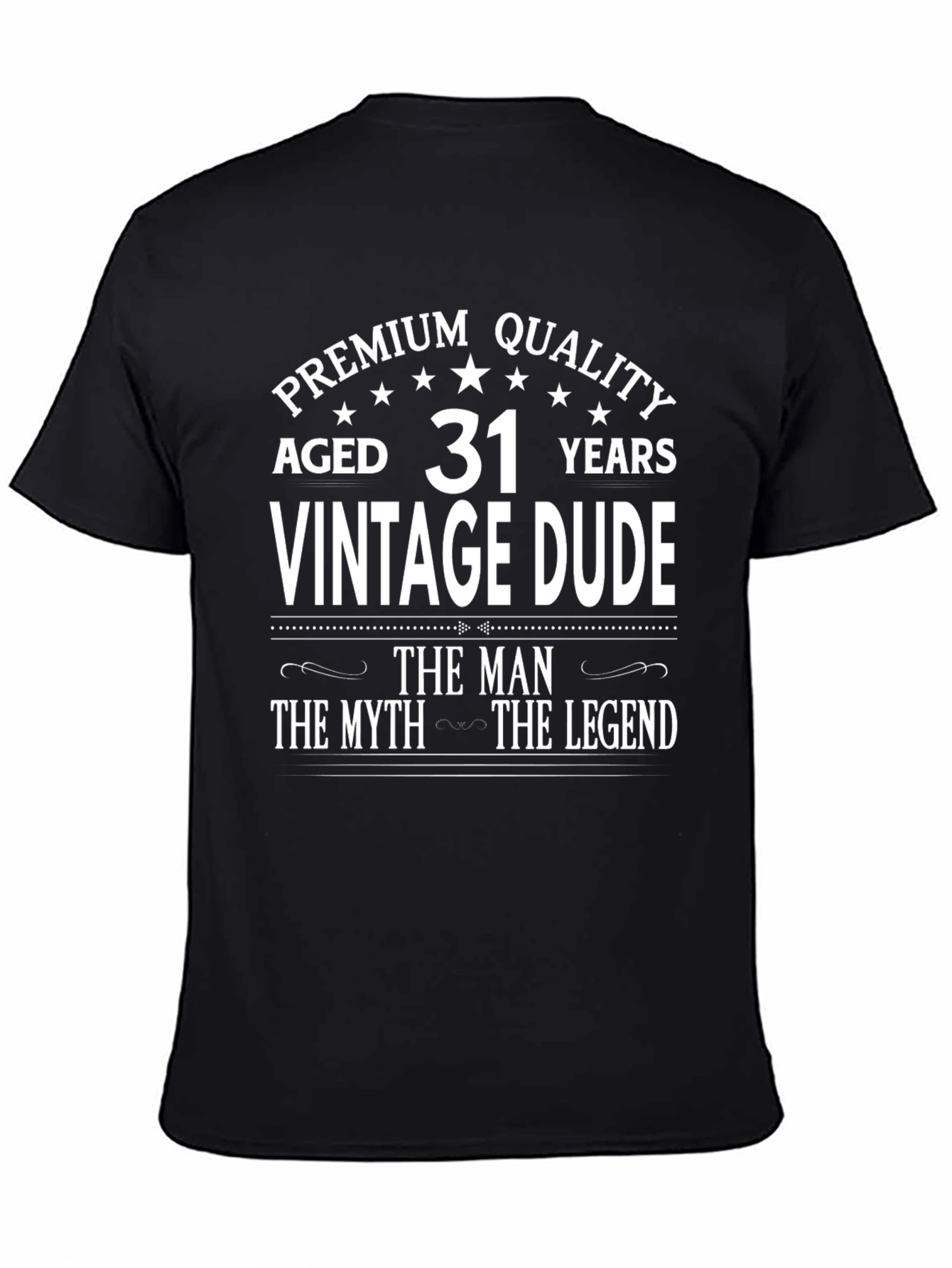 Vintage Dude 31st Birthday Premium Quality T-Shirt