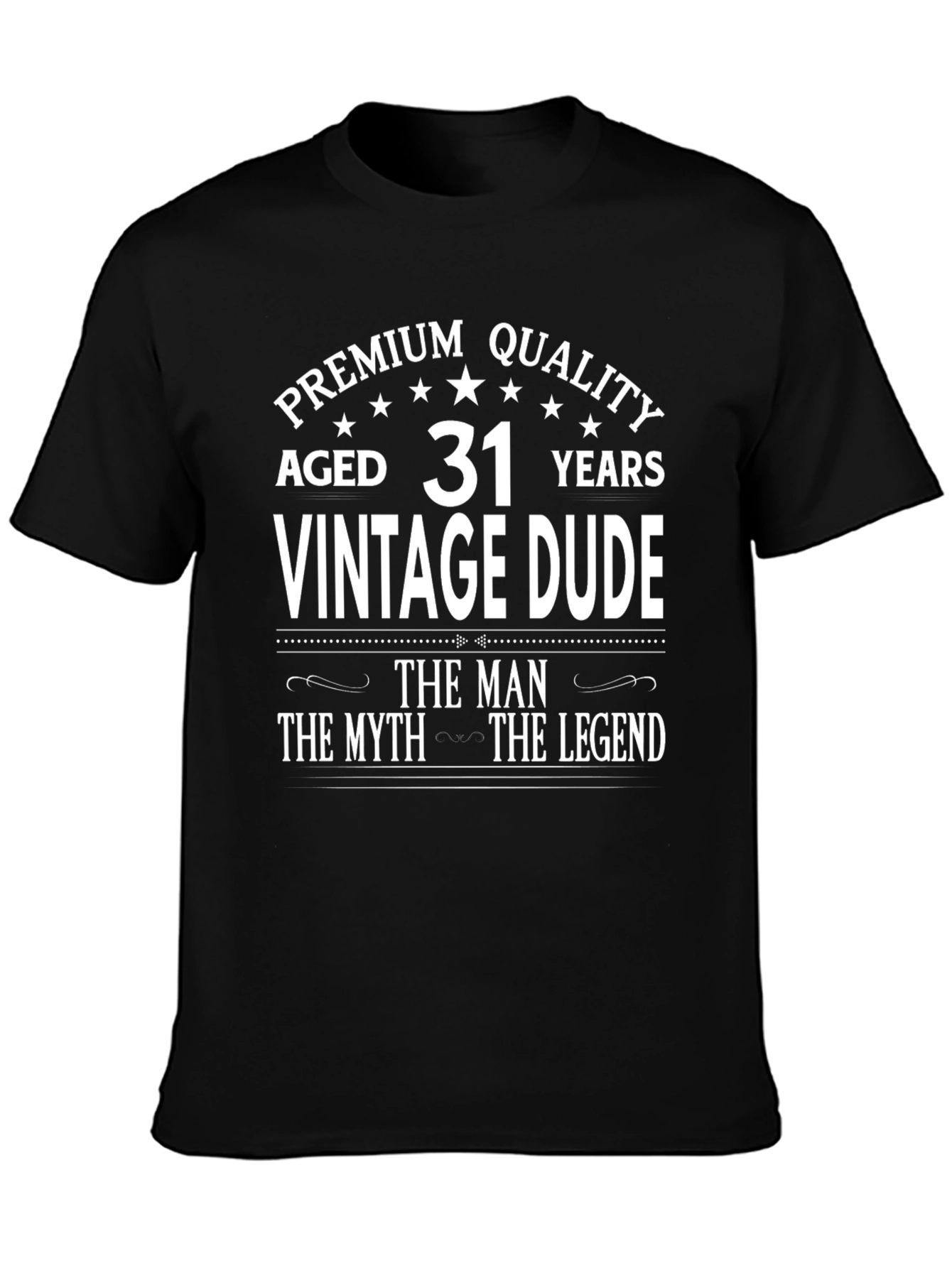 Vintage Dude 31st Birthday Premium Quality T-Shirt
