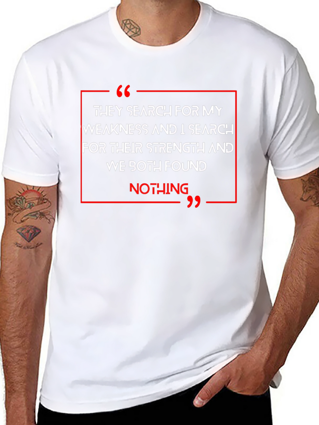Strength & Weakness Graphic T-Shirt