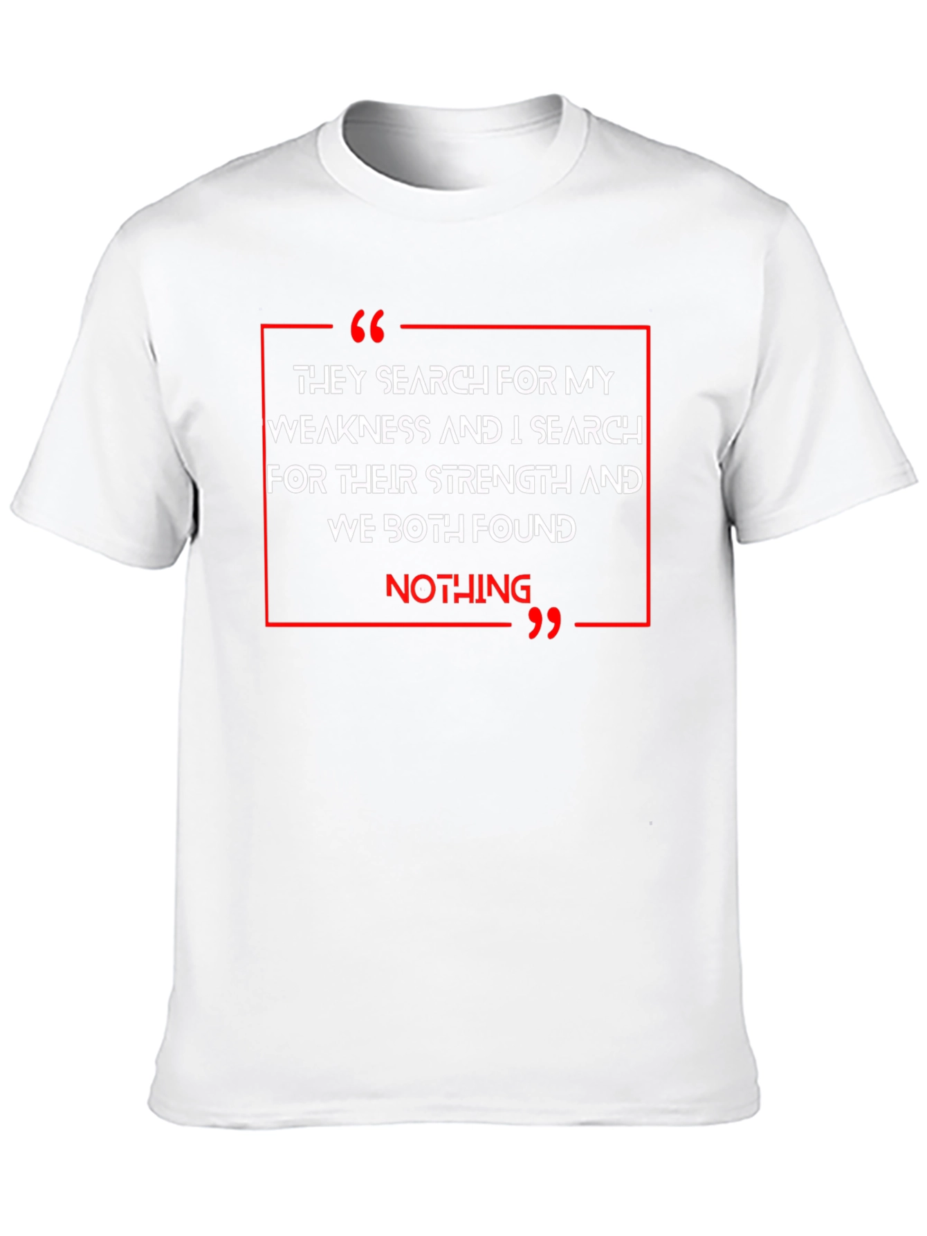 Strength & Weakness Graphic T-Shirt