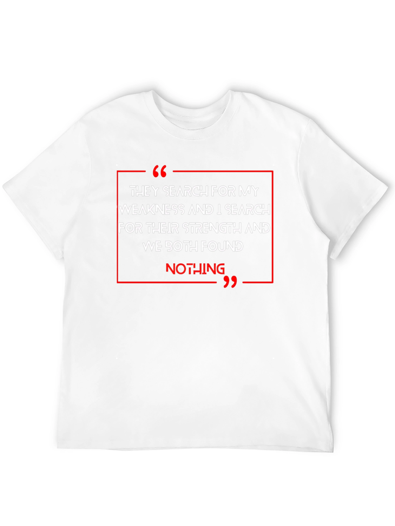 Strength & Weakness Graphic T-Shirt