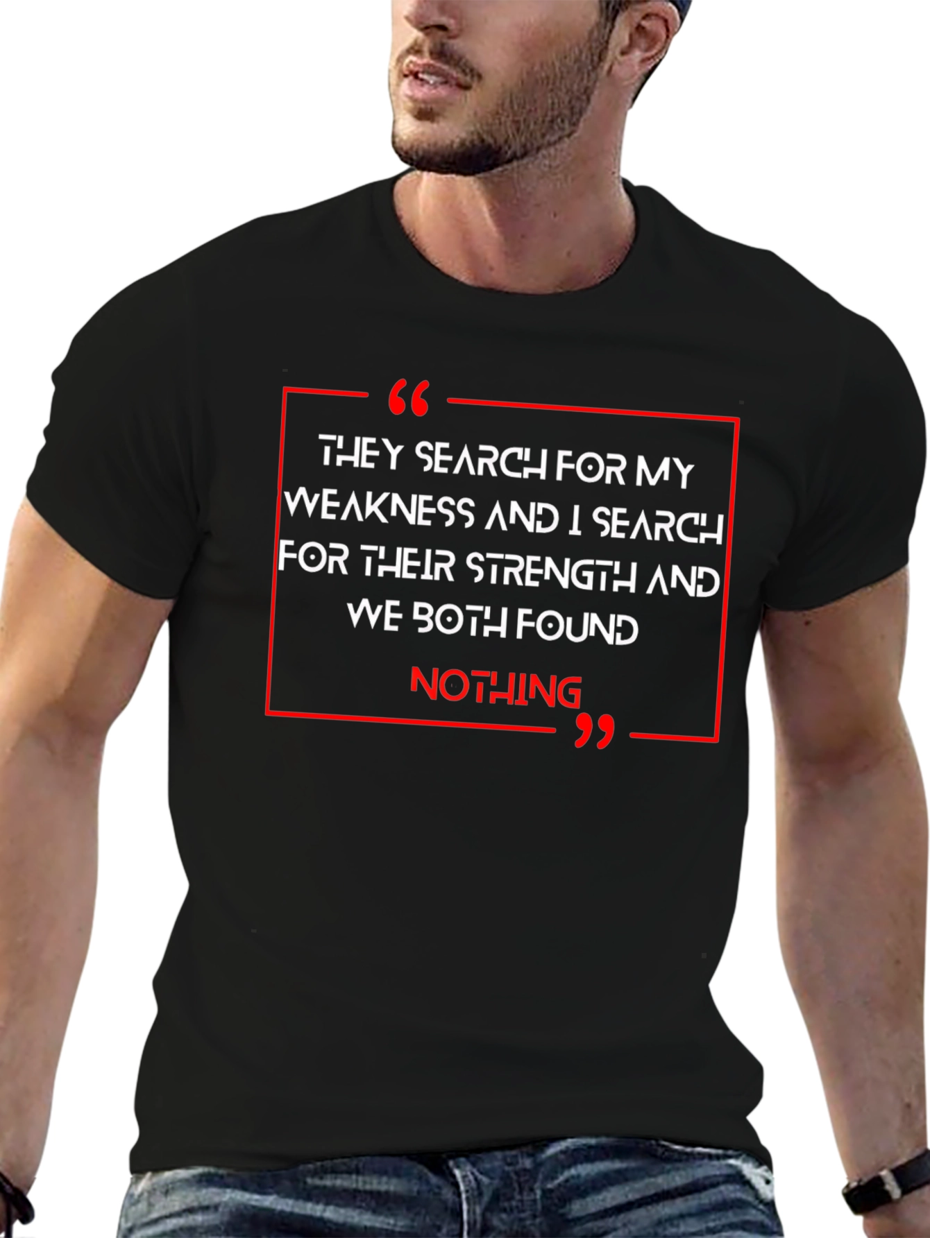 Strength & Weakness Graphic T-Shirt