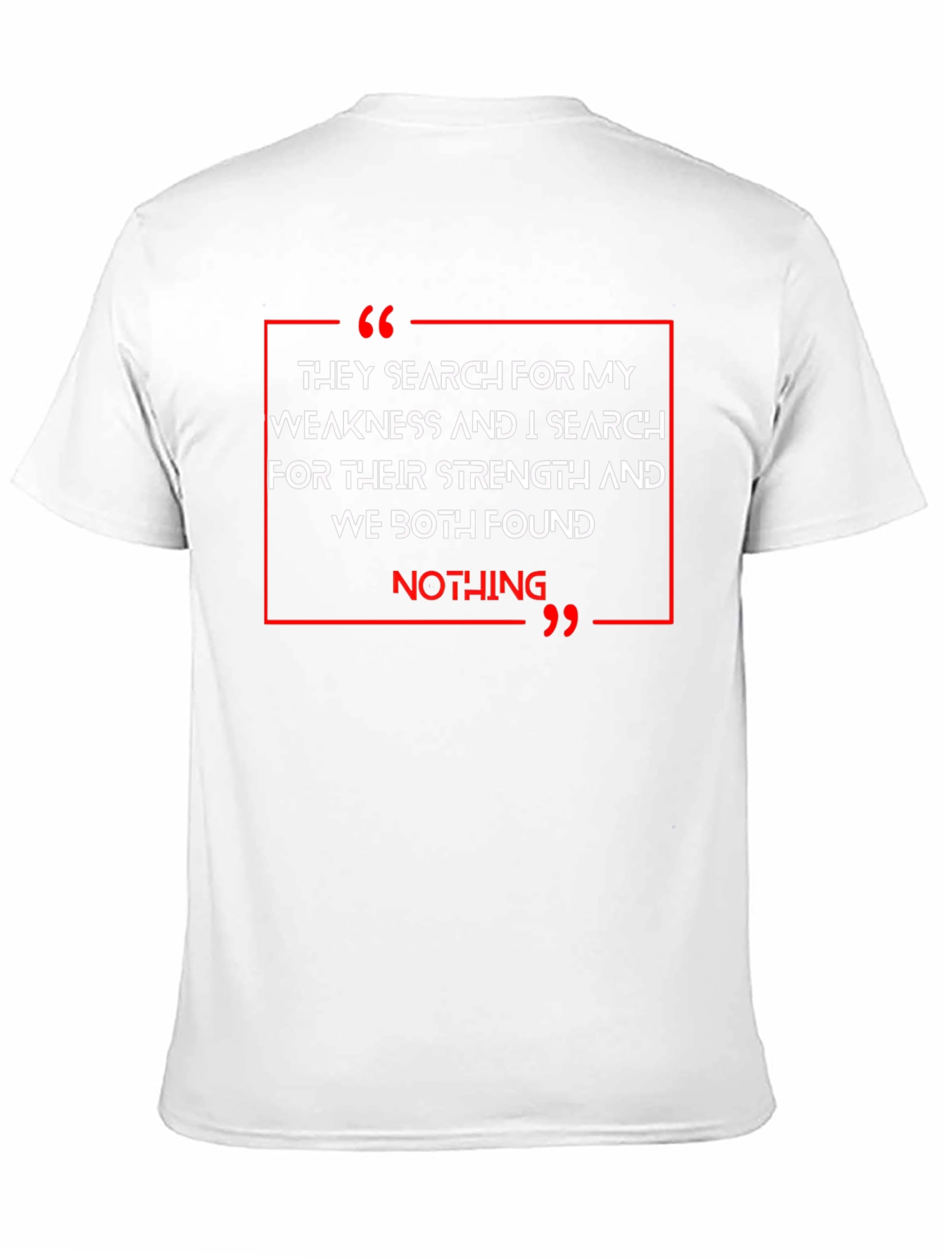 Strength & Weakness Graphic T-Shirt