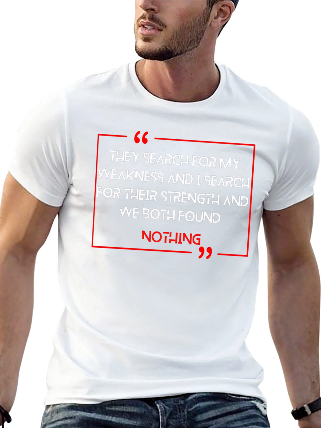 Strength & Weakness Graphic T-Shirt
