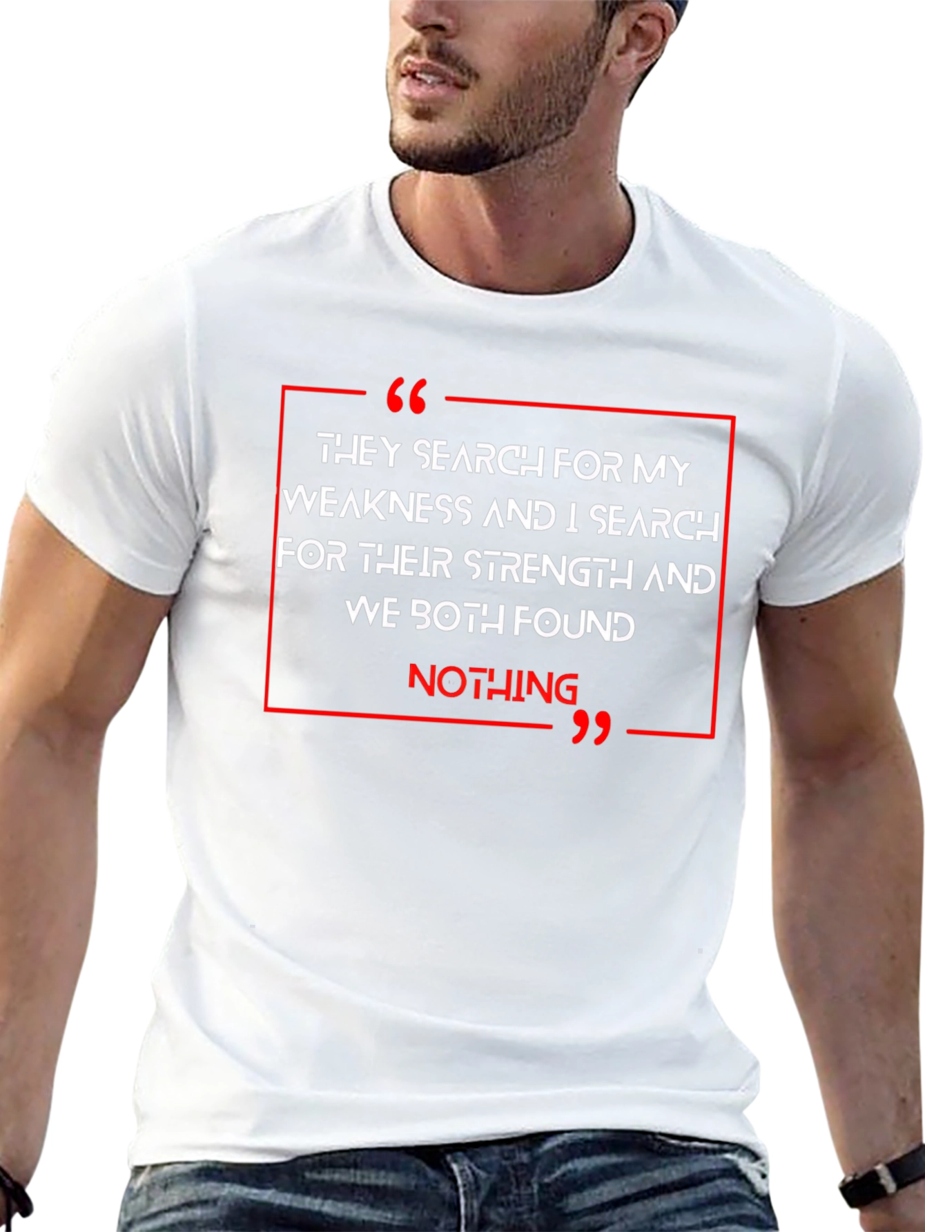 Strength & Weakness Graphic T-Shirt