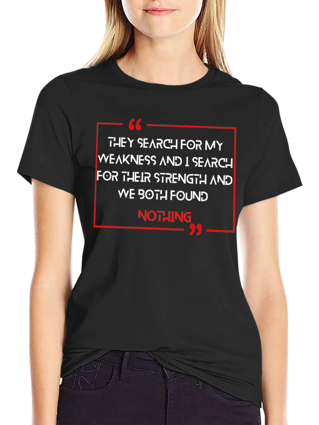 Strength & Weakness Graphic T-Shirt