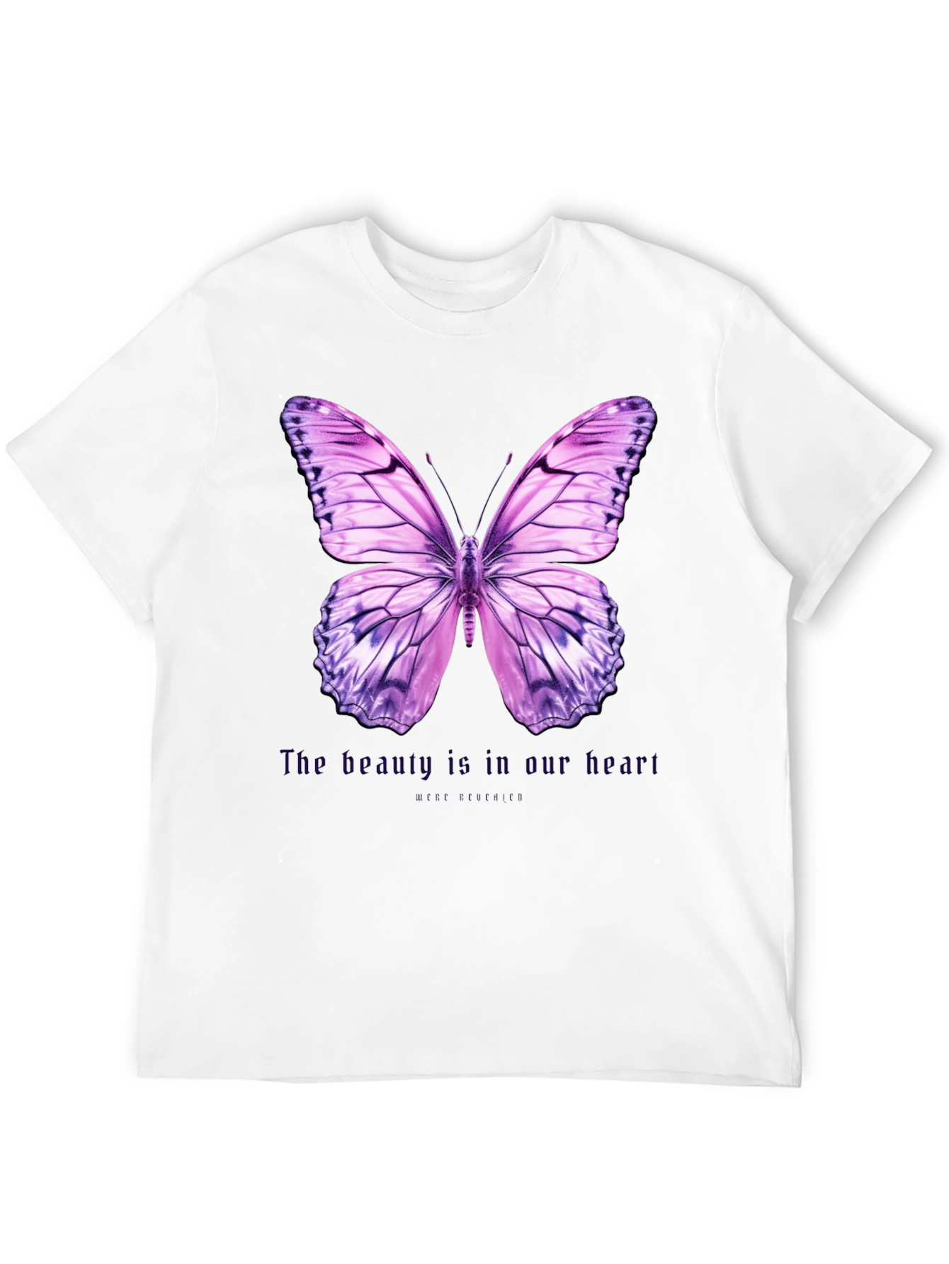 Butterfly Graphic Tee - Beauty is in Our Heart