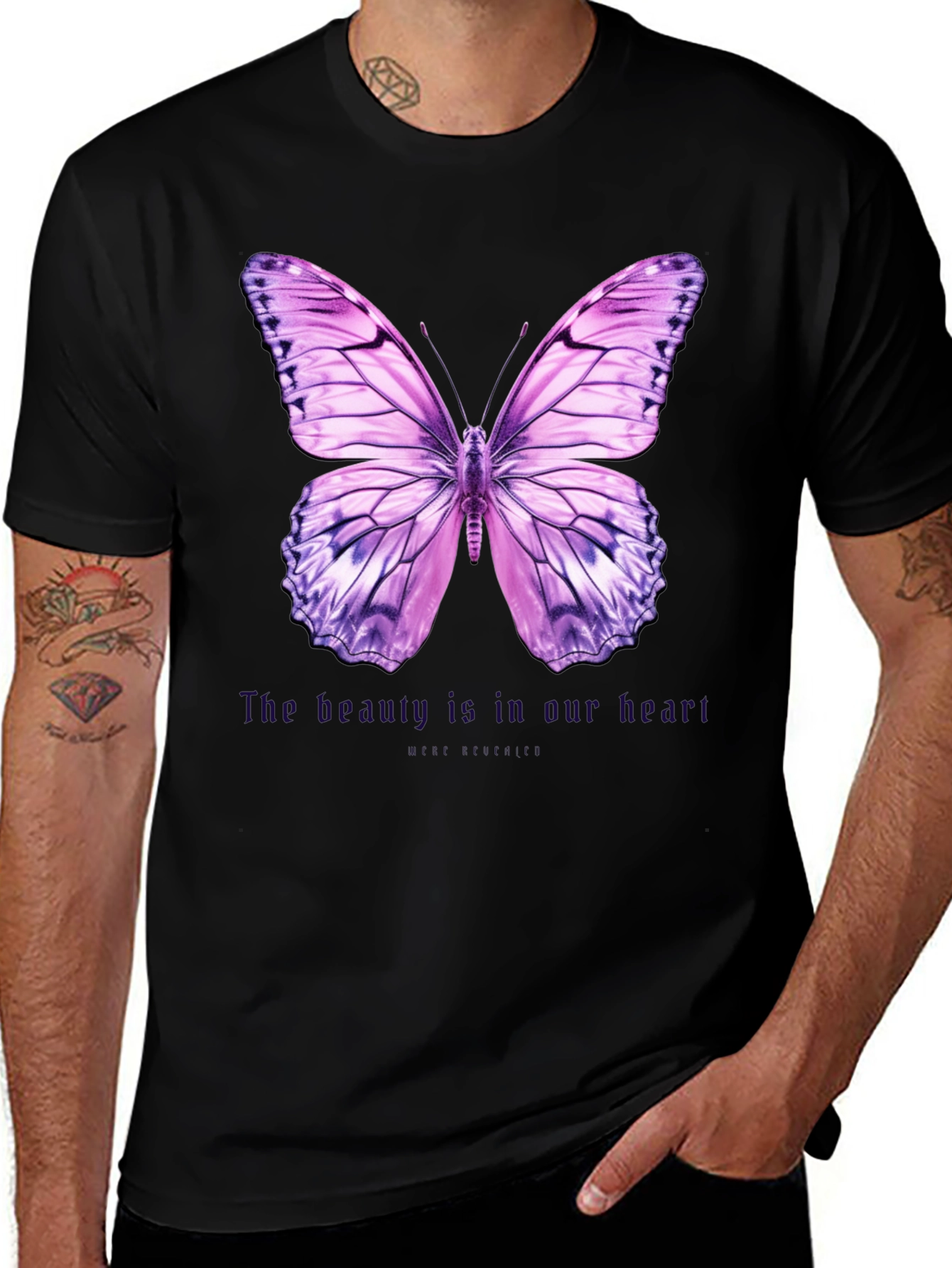 Butterfly Graphic Tee - Beauty is in Our Heart