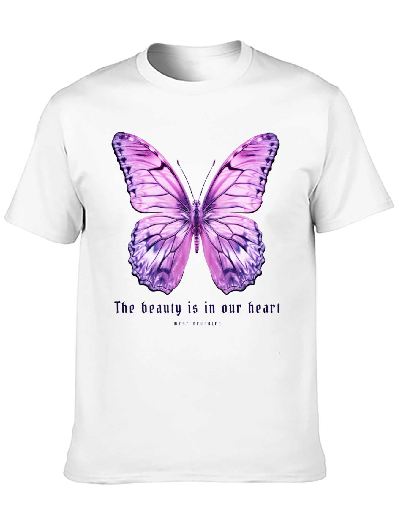 Butterfly Graphic Tee - Beauty is in Our Heart