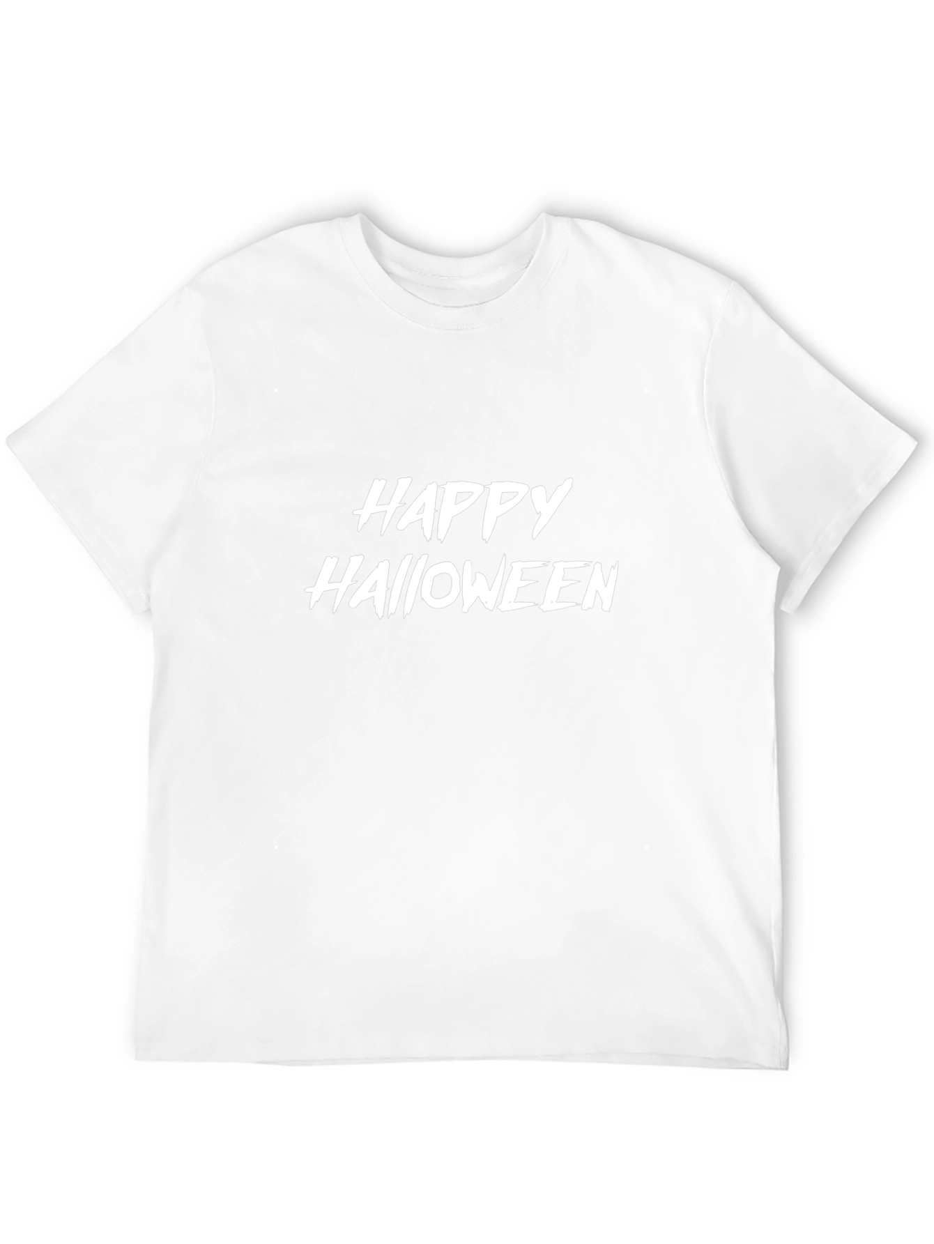 Happy Halloween Graphic Black T-Shirt