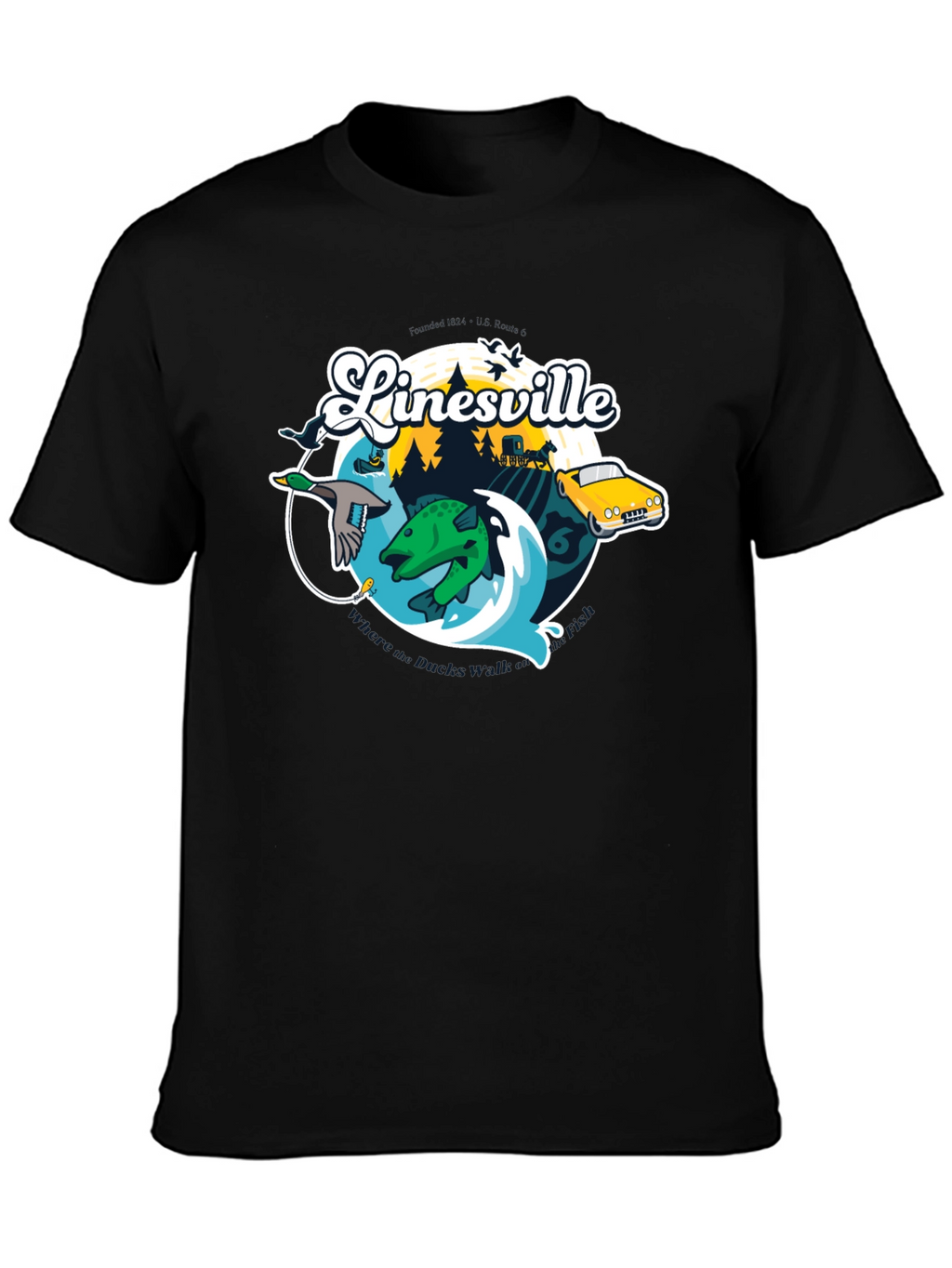 Linesville Graphic T-Shirt