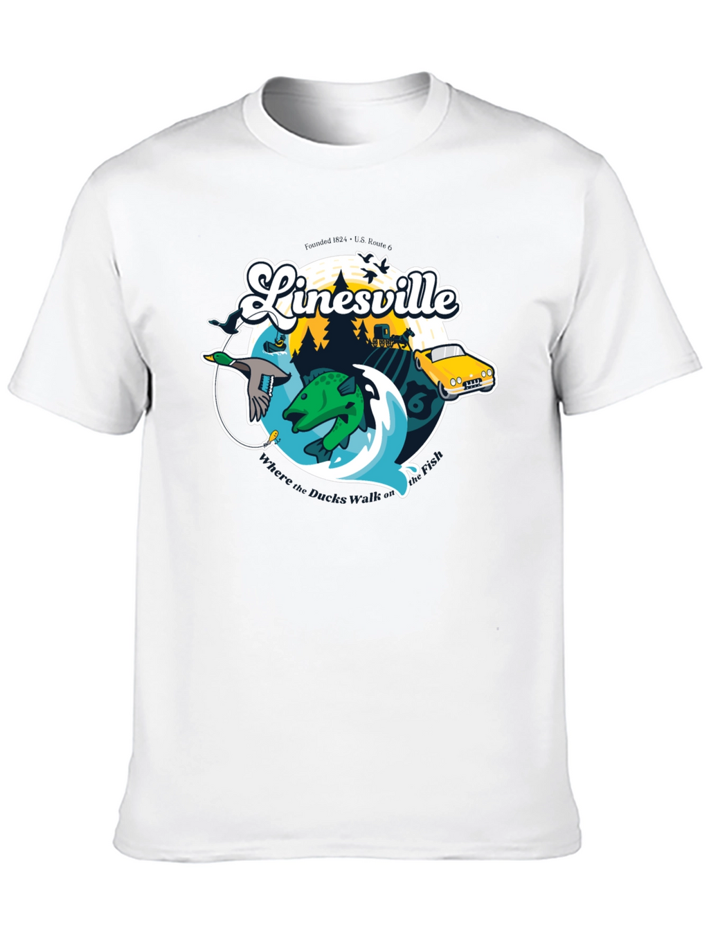 Linesville Graphic T-Shirt