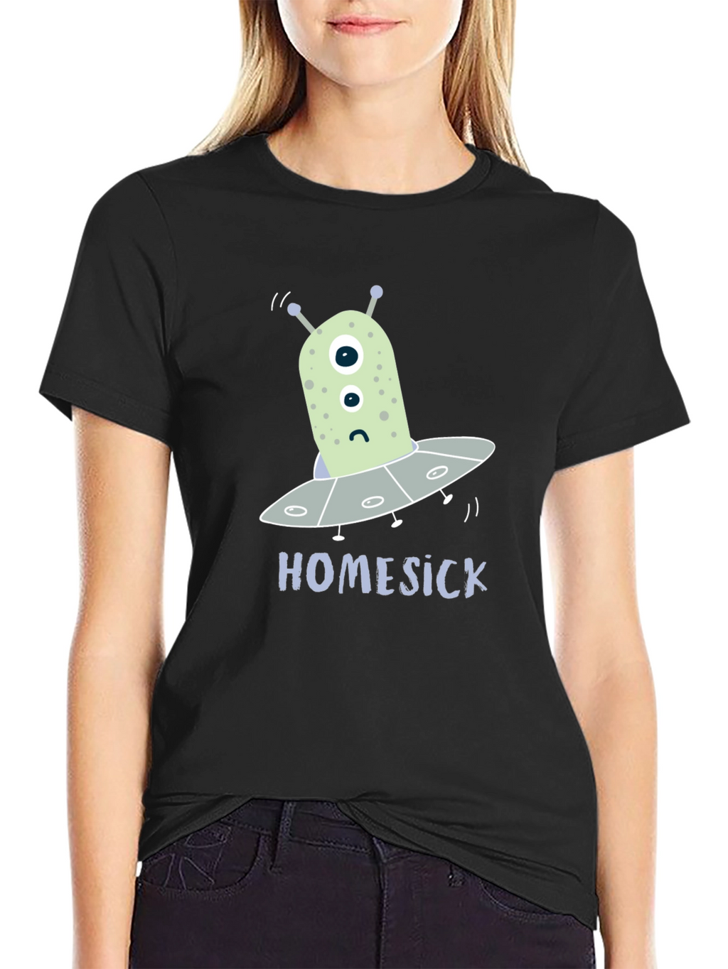 Homesick Alien T-Shirt - Funny Space Tee