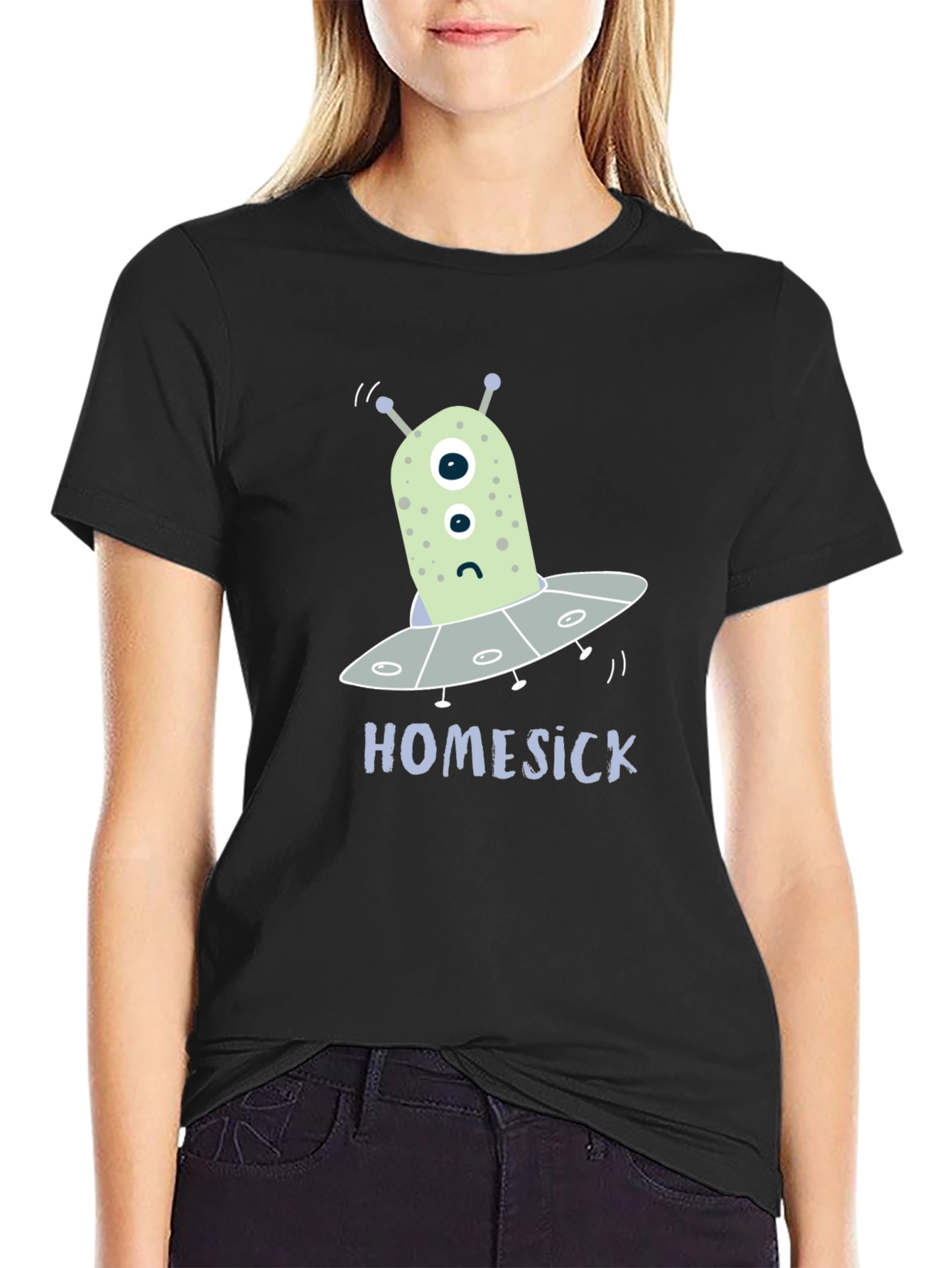 Homesick Alien T-Shirt - Funny Space Tee